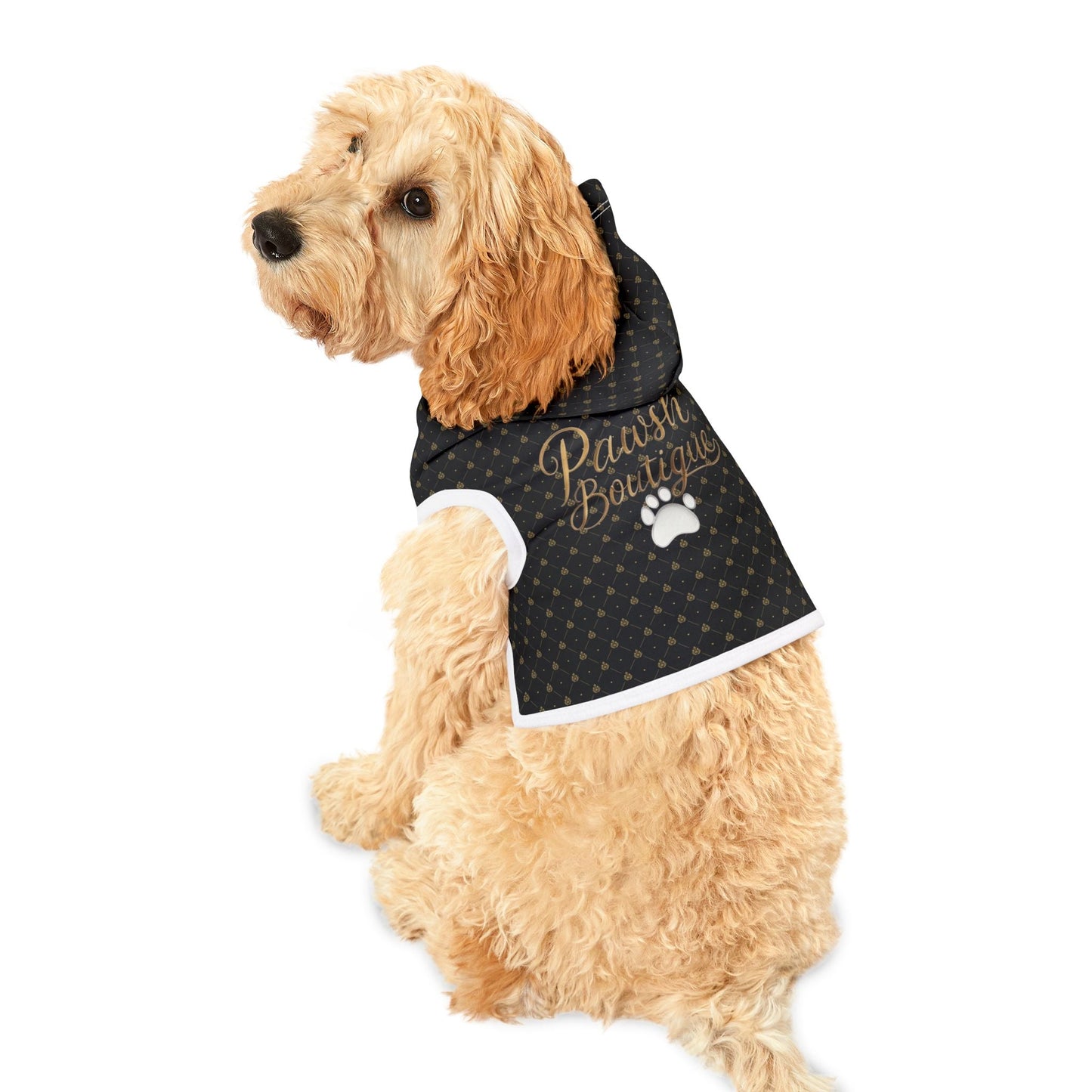 Stylish Pawsh Hoodie for Trendy Dogs Printify