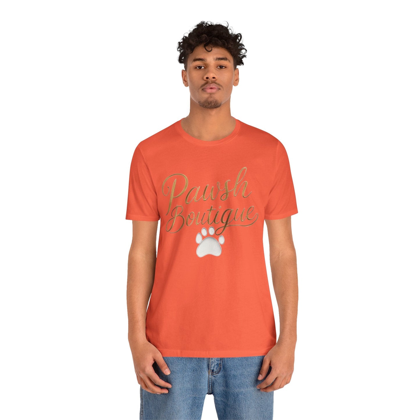 Pawsh Boutique-Themed Unisex Tee, Dog Lover Shirt Printify