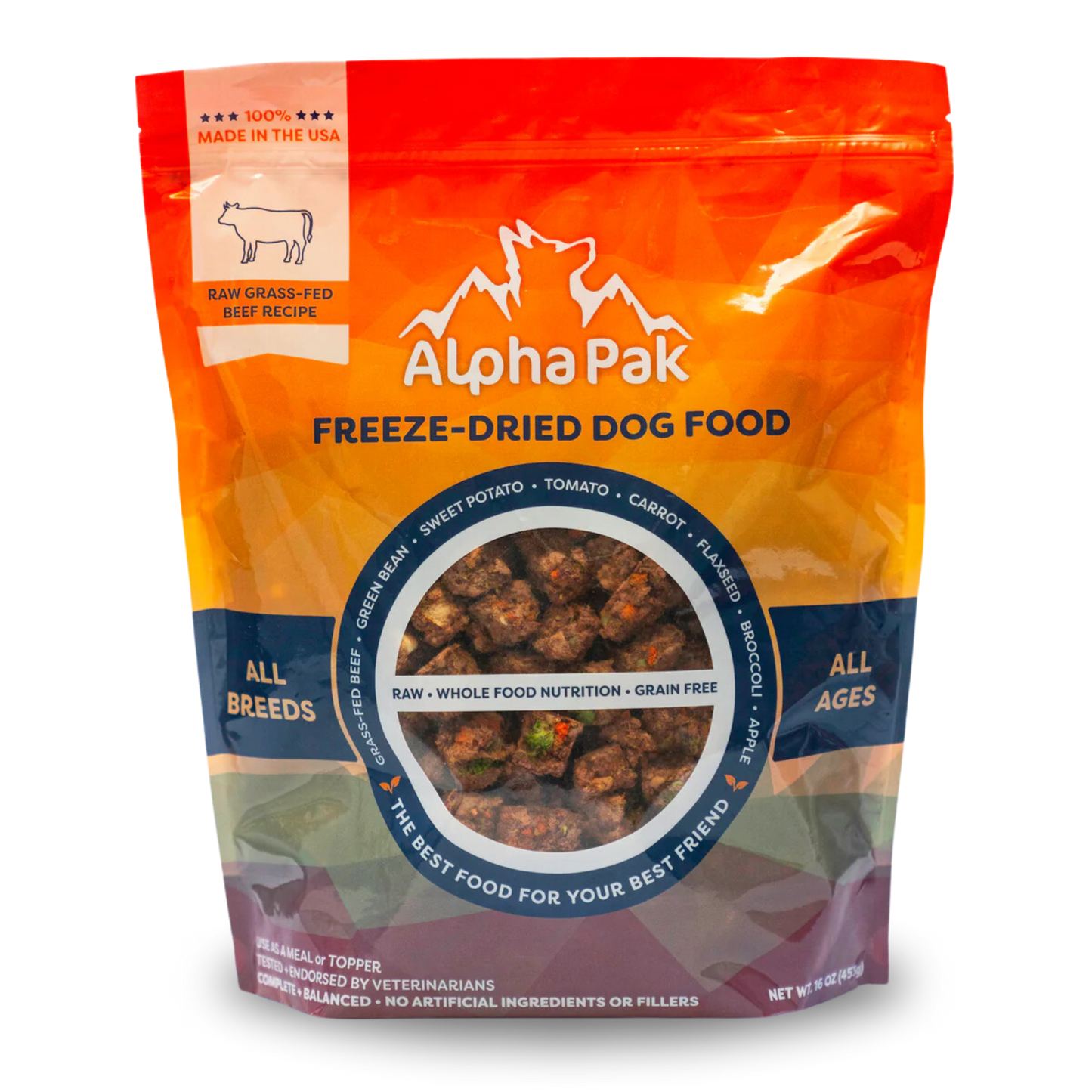 PREMIUM RAW FREEZE DRIED DOG FOOD Alpha Pak