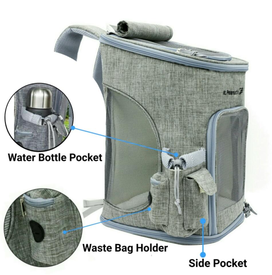 Mr. Peanut's Vancouver Series Backpack Pet Carrier for Smaller Cats and Dogs Mr. Peanut's Pet Carriers