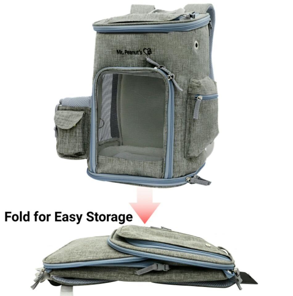 Mr. Peanut's Vancouver Series Backpack Pet Carrier for Smaller Cats and Dogs Mr. Peanut's Pet Carriers