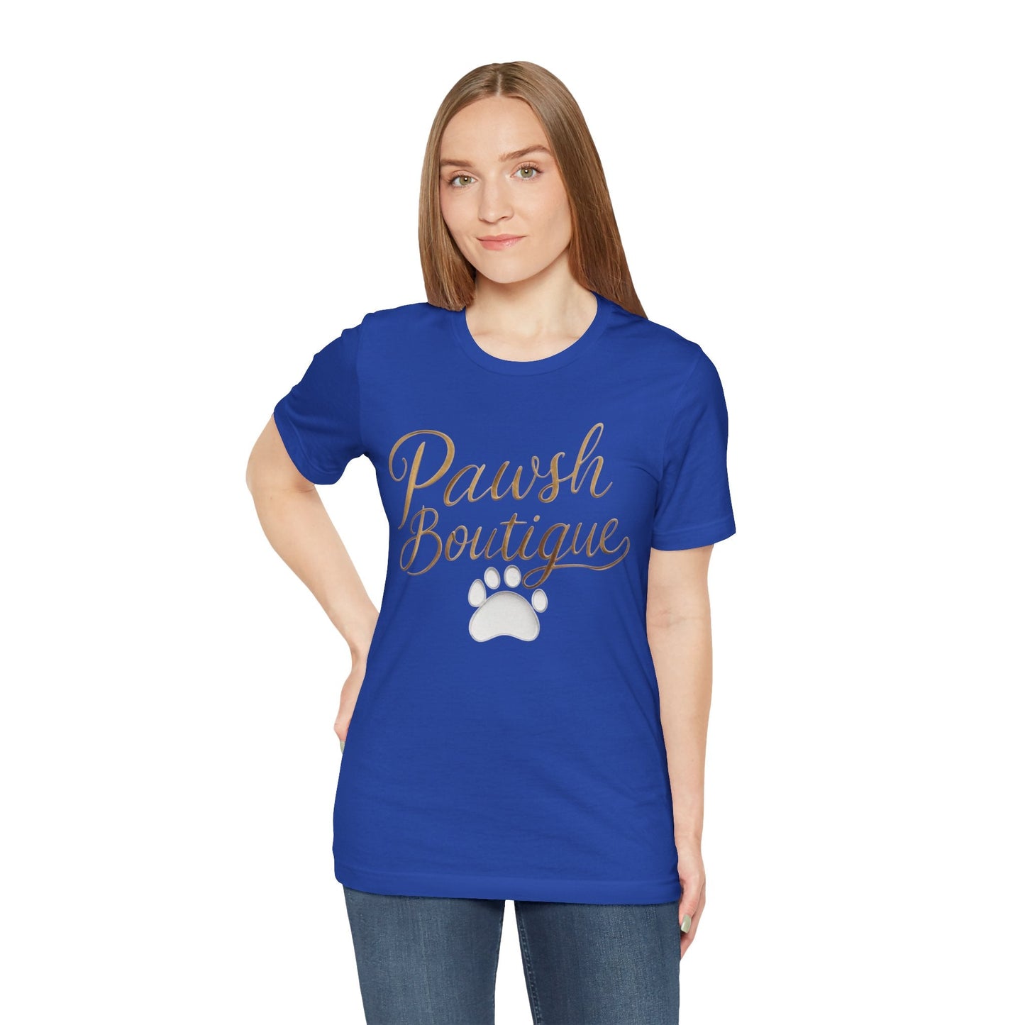 Pawsh Boutique-Themed Unisex Tee, Dog Lover Shirt Printify