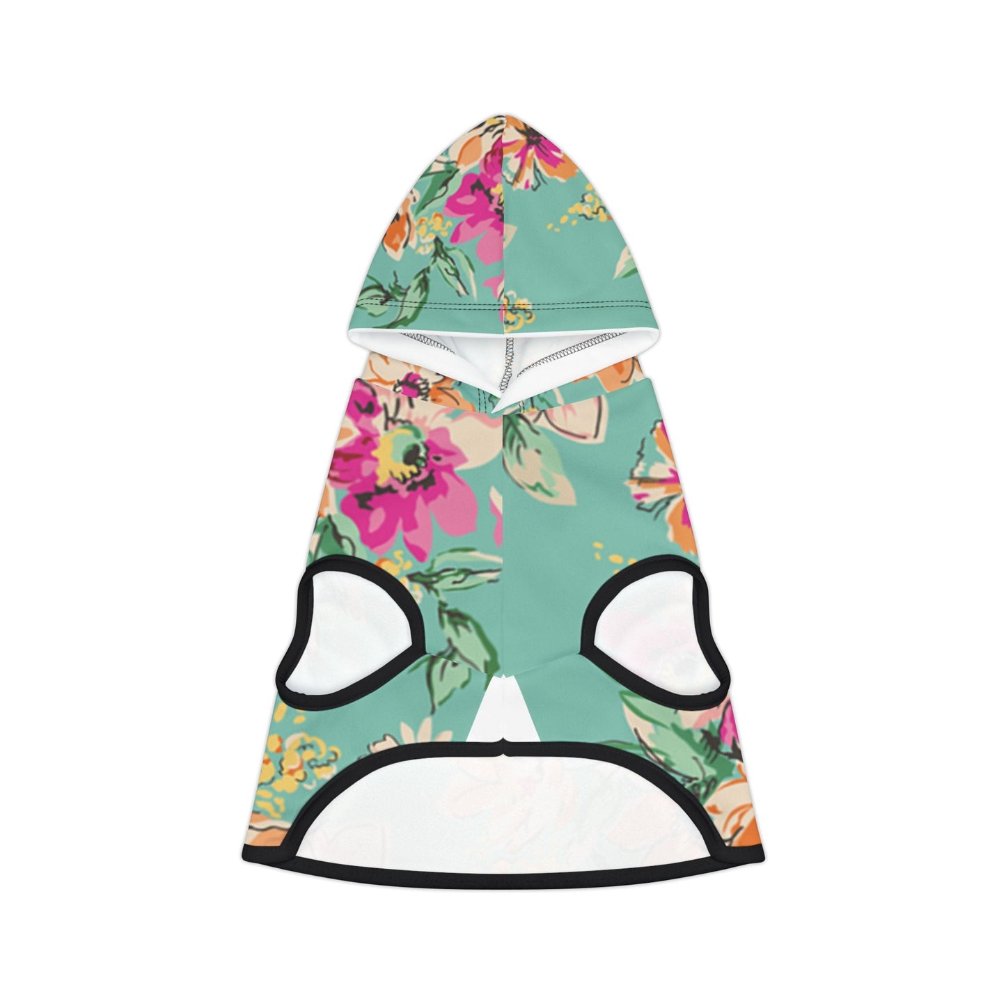Floral Pet Hoodie Printify