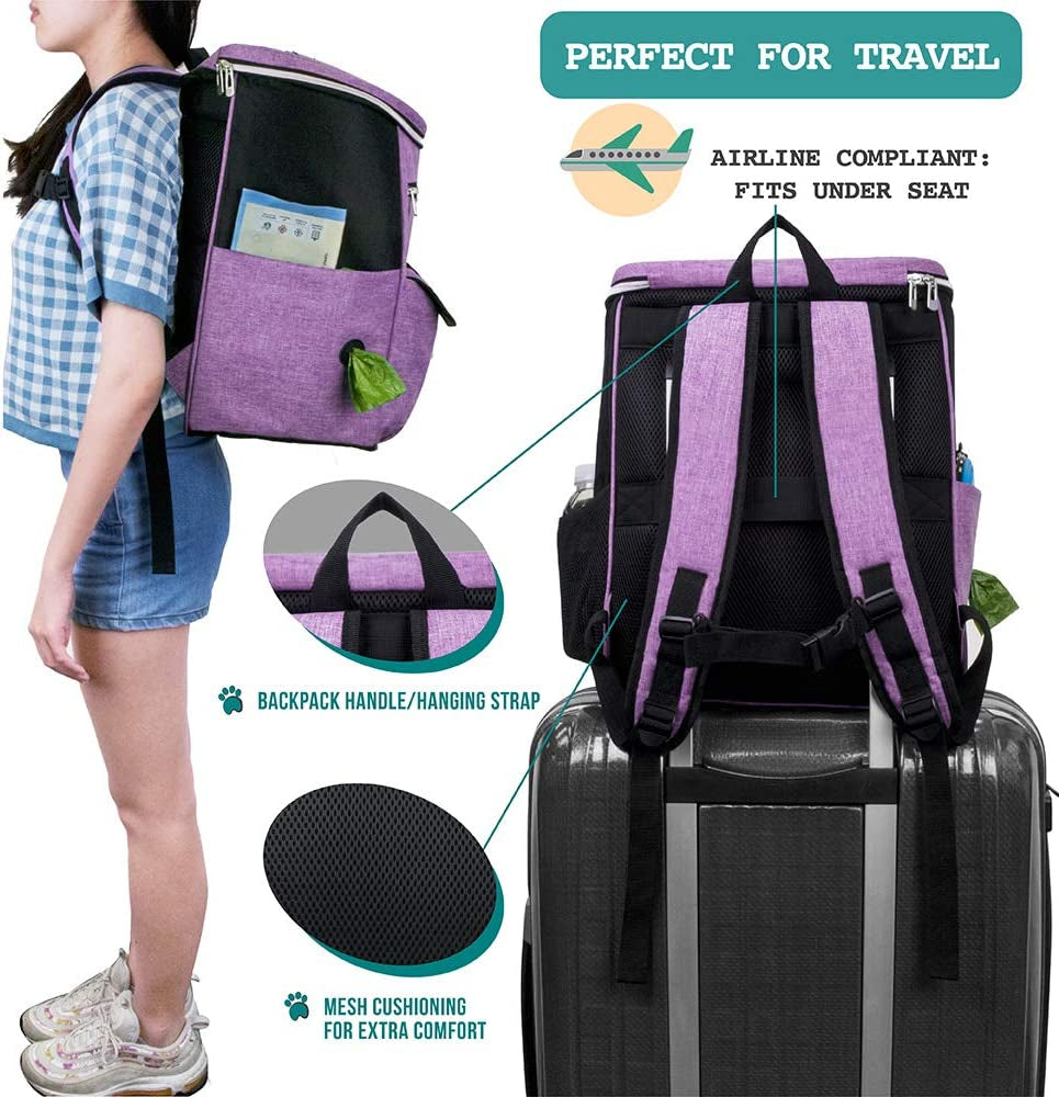 Dog Travel Bag Backpack MJ's Pet Closet