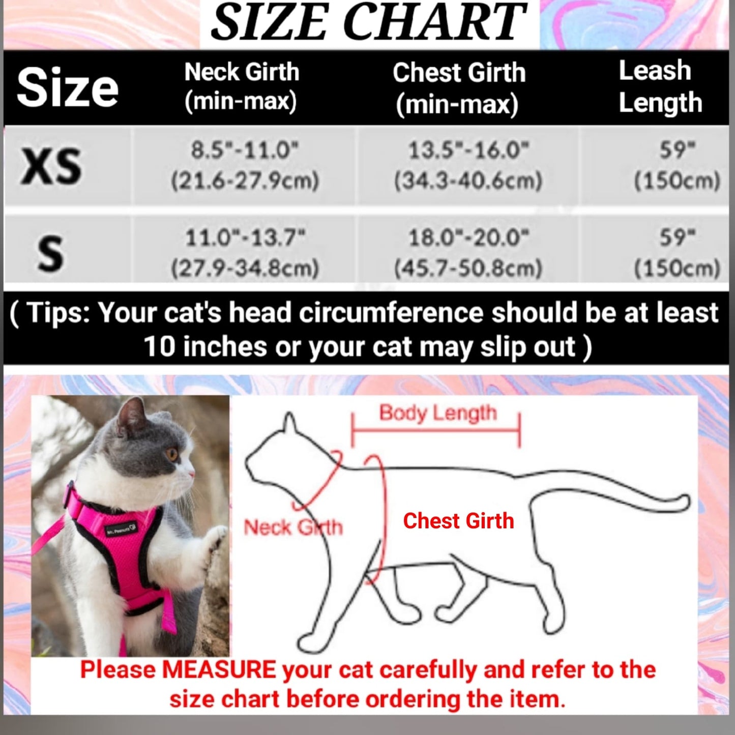 Mr. Peanut's PurrTrek Reflective Cat Harness with Matching Leash Mr. Peanut's Pet Carriers