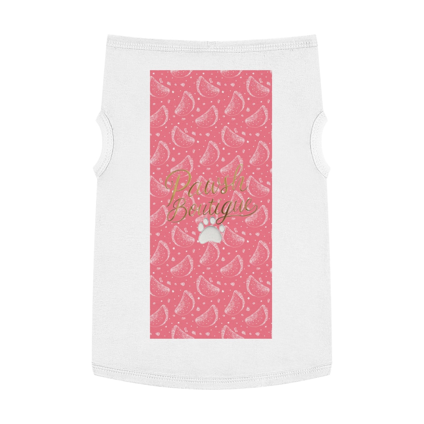 Pawsh Tank Top for Dogs, Cute Summer Apparel Printify