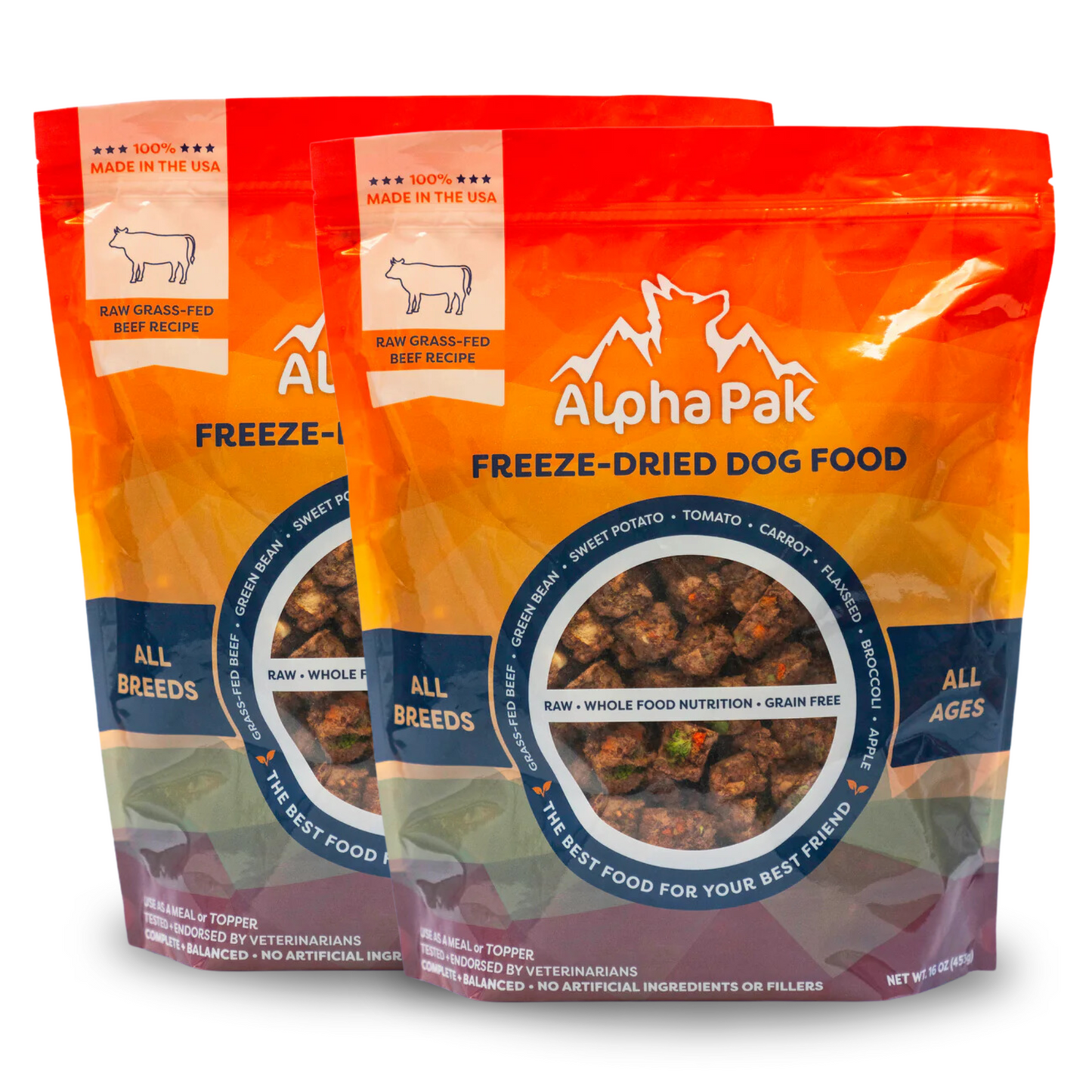 PREMIUM RAW FREEZE DRIED DOG FOOD Alpha Pak