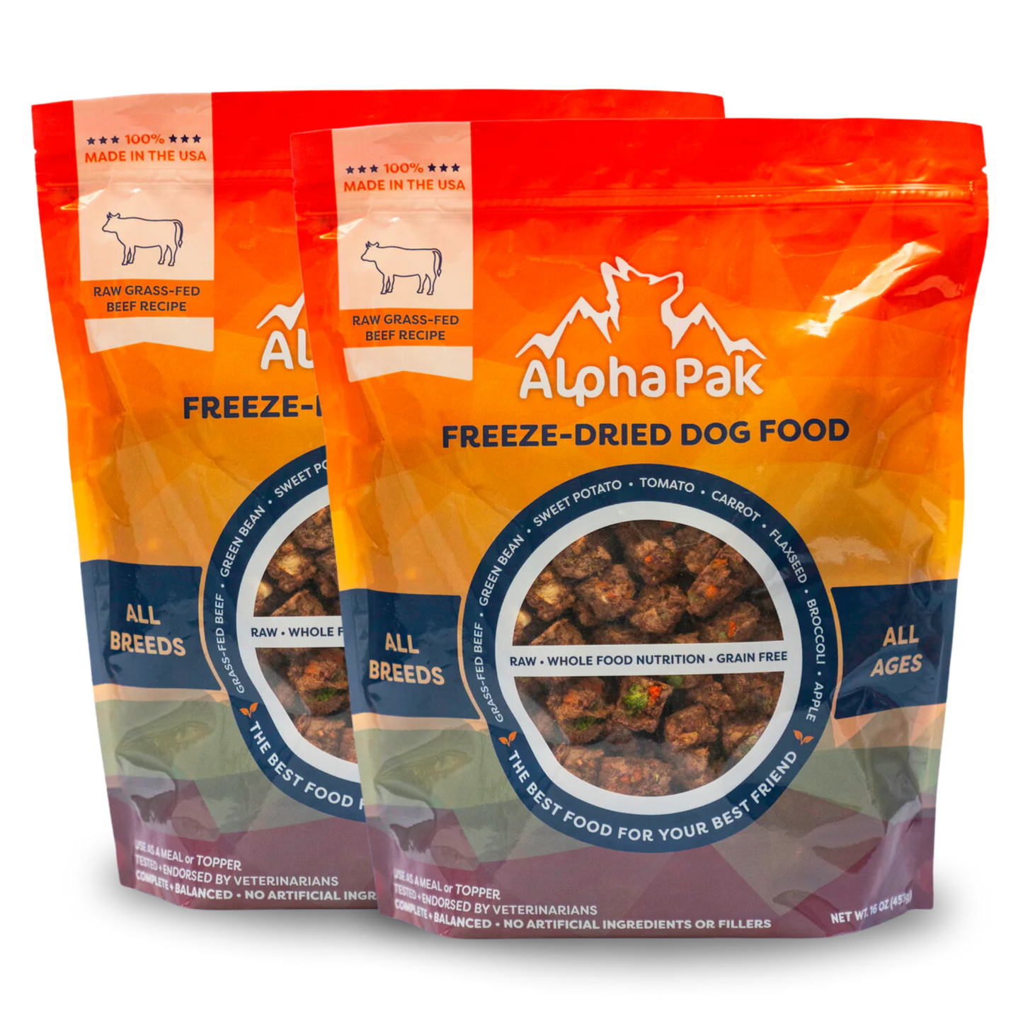 PREMIUM RAW FREEZE DRIED DOG FOOD Alpha Pak