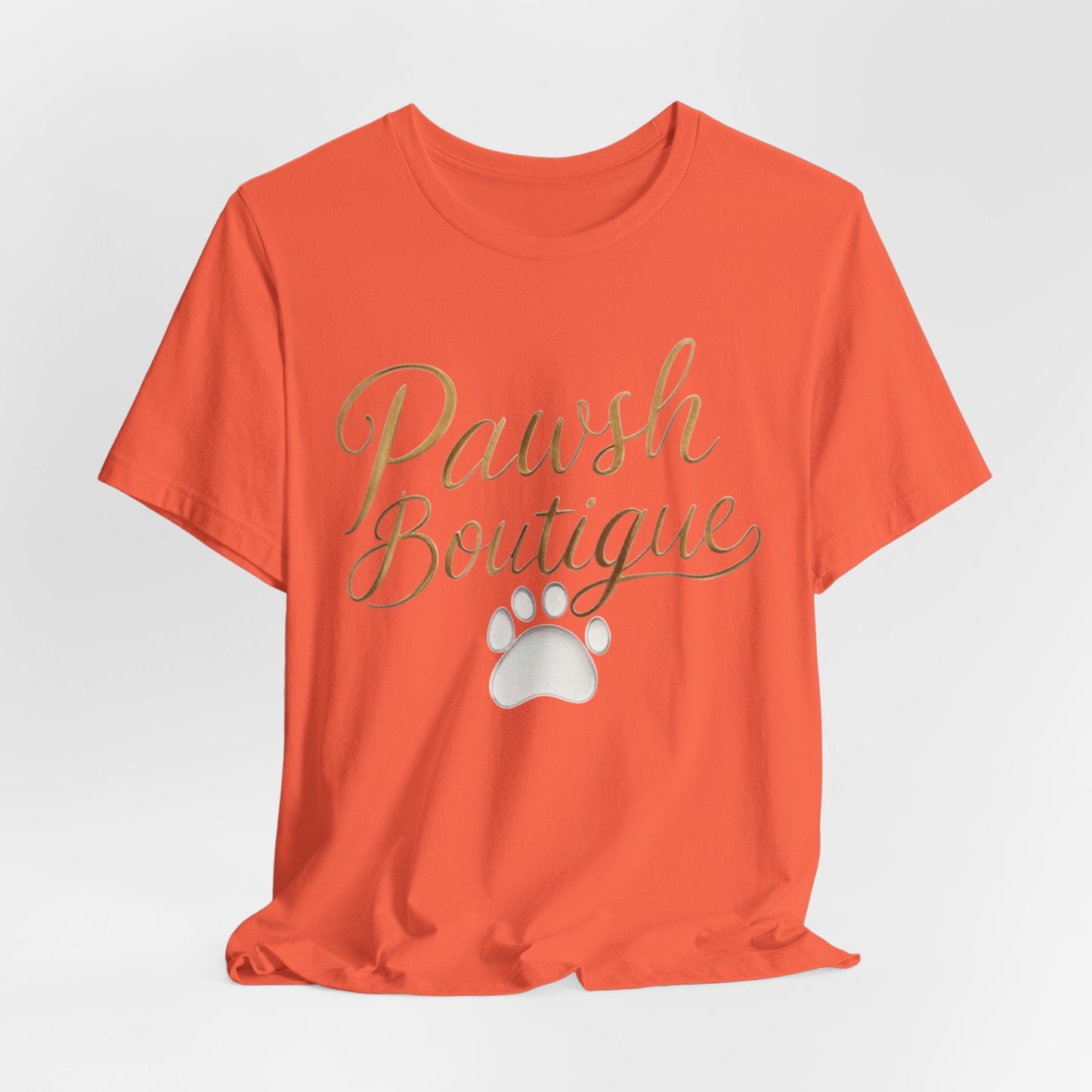 Pawsh Boutique-Themed Unisex Tee, Dog Lover Shirt Printify