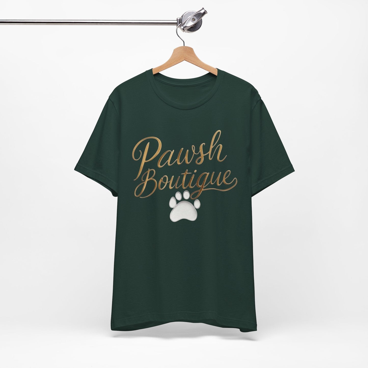 Pawsh Boutique-Themed Unisex Tee, Dog Lover Shirt Printify