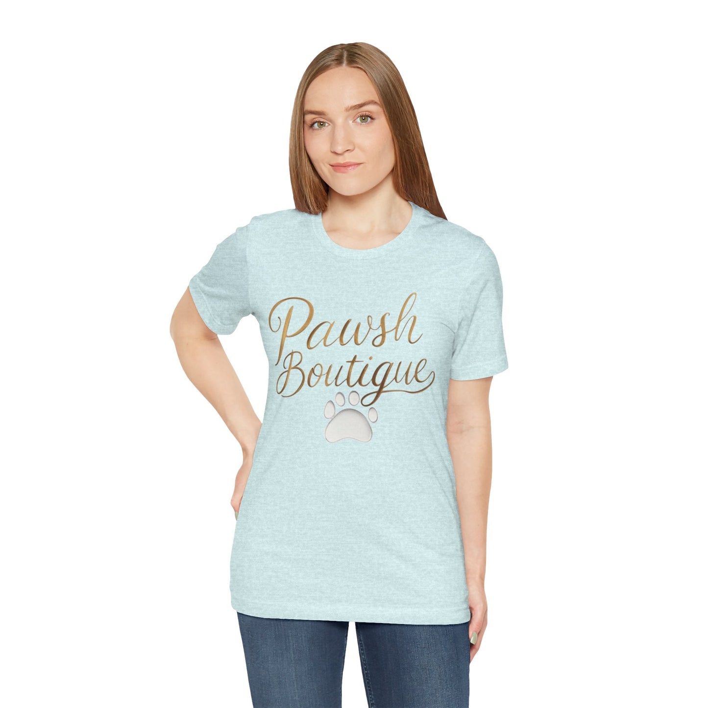 Pawsh Boutique-Themed Unisex Tee, Dog Lover Shirt Printify