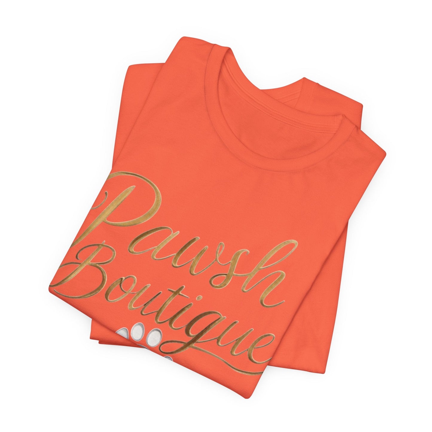 Pawsh Boutique-Themed Unisex Tee, Dog Lover Shirt Printify