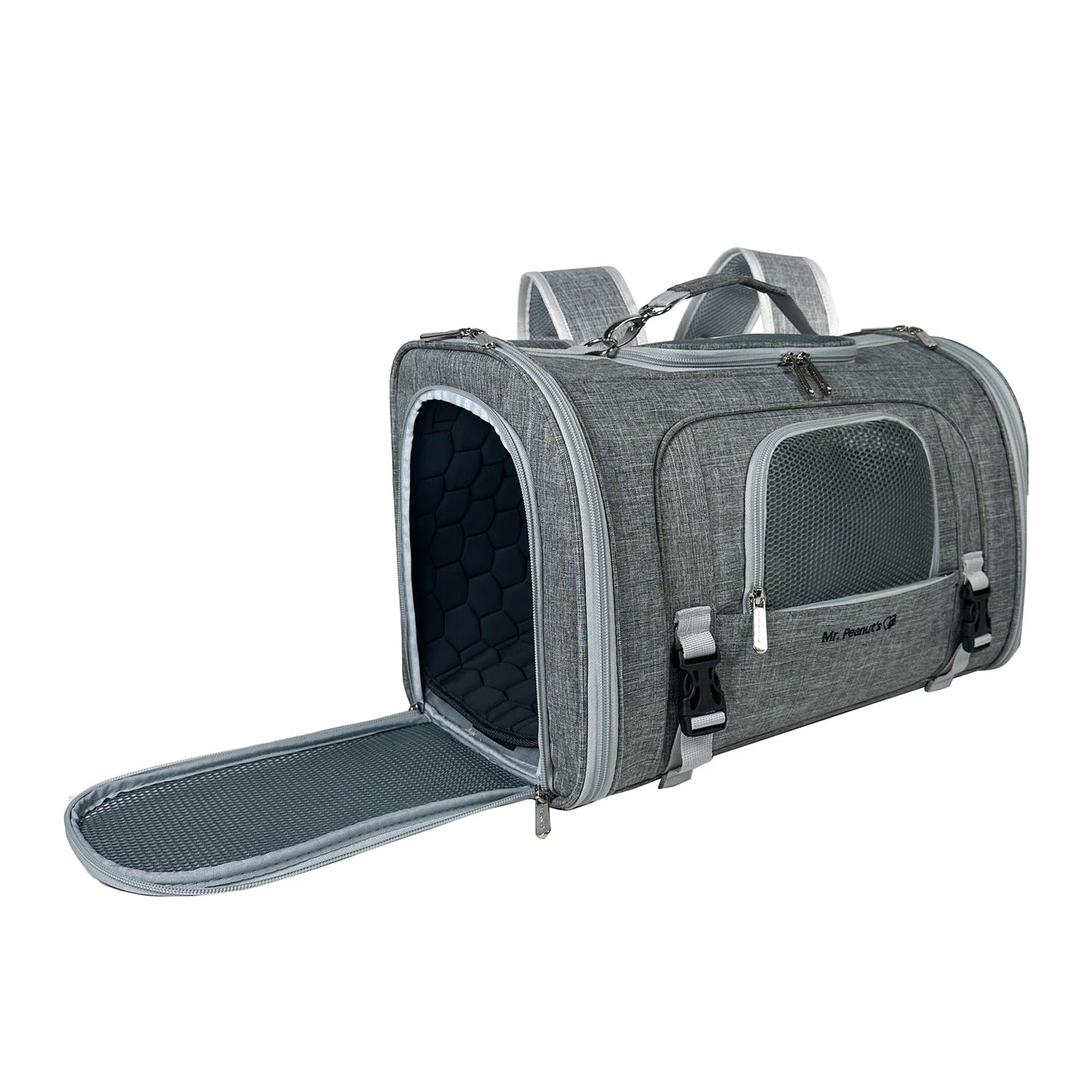 Mr. Peanut's Monterey Series Airline Compliant Horizontal Backpack Pet Carrier Mr. Peanut's Pet Carriers