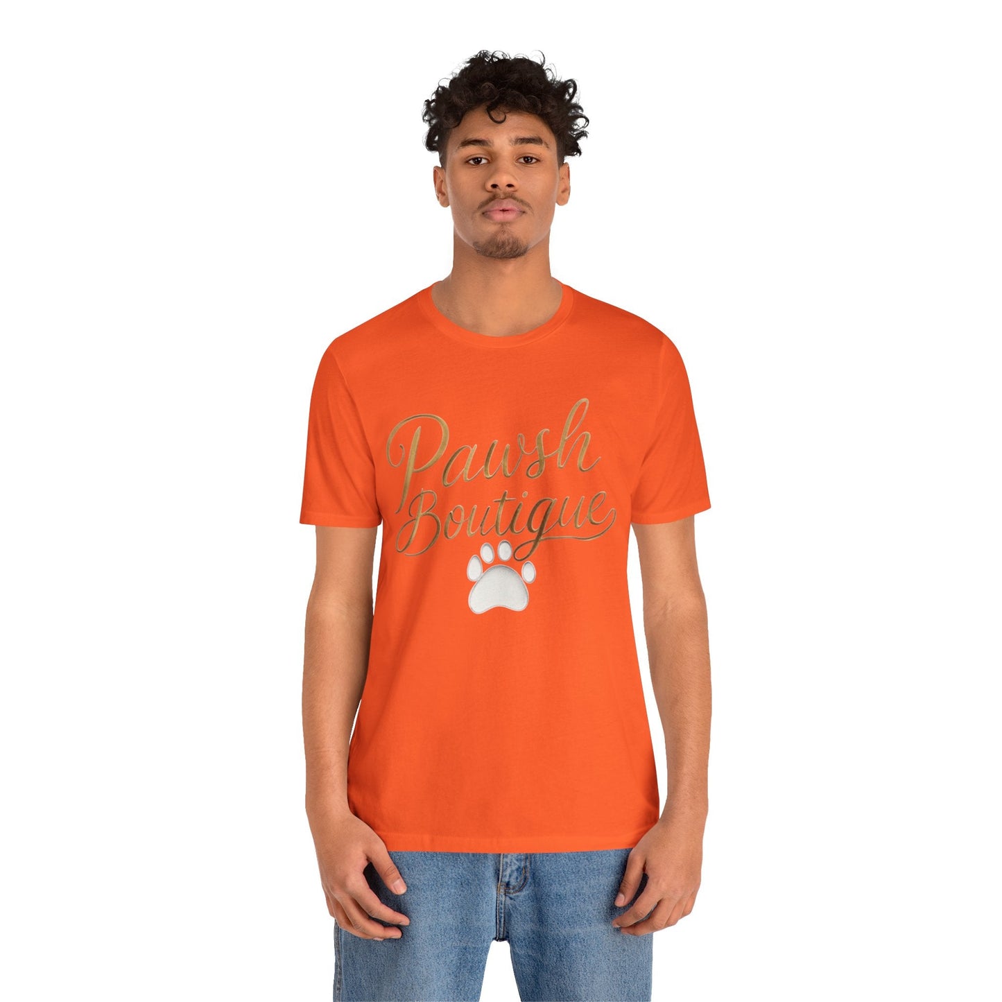 Pawsh Boutique-Themed Unisex Tee, Dog Lover Shirt Printify