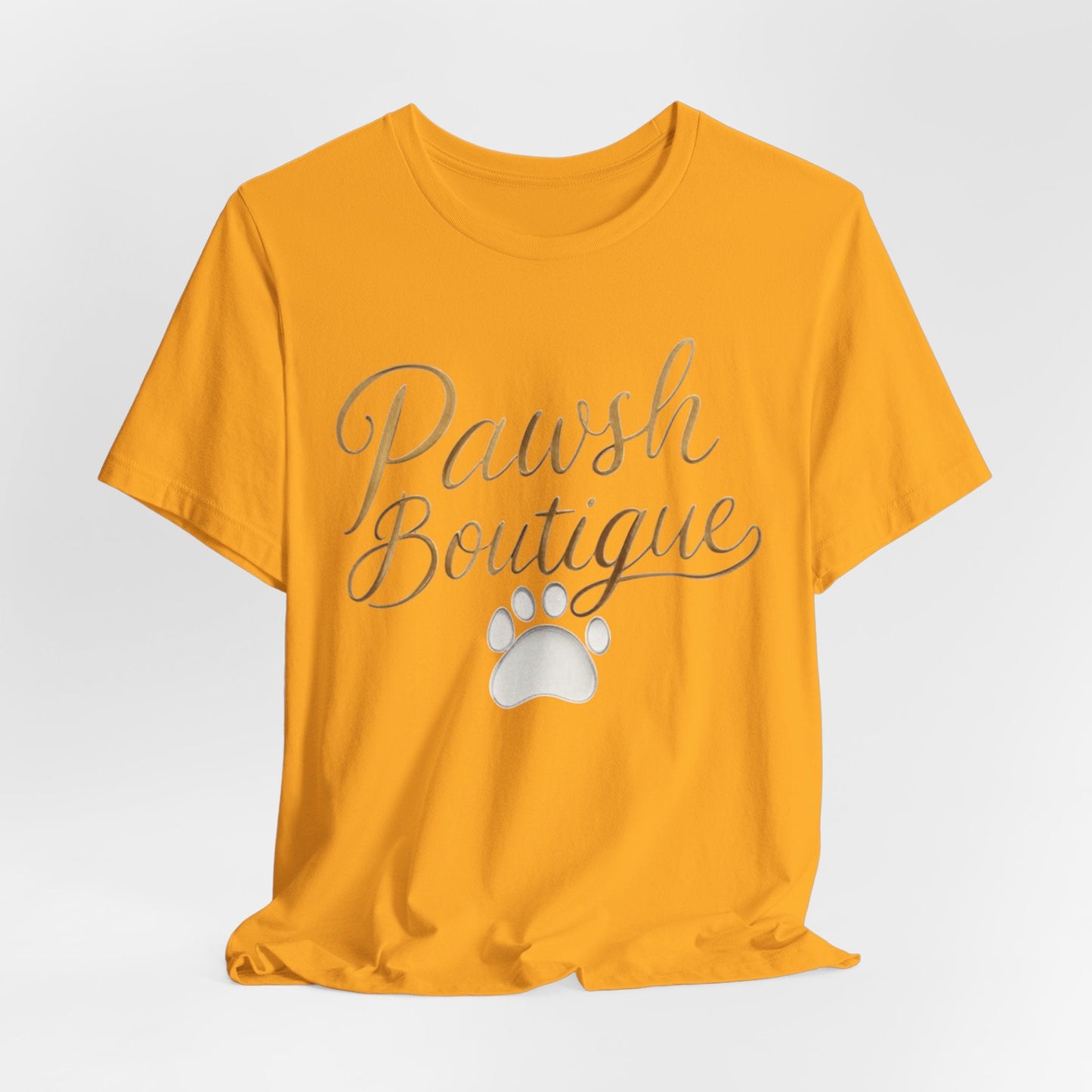 Pawsh Boutique-Themed Unisex Tee, Dog Lover Shirt Printify
