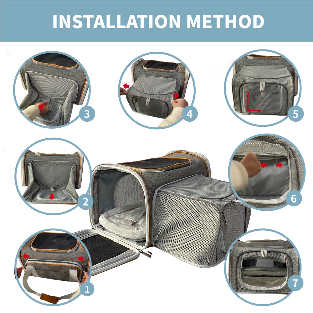 Mr. Peanut's Platinum Series Expandable Pet Carrier Mr. Peanut's Pet Carriers