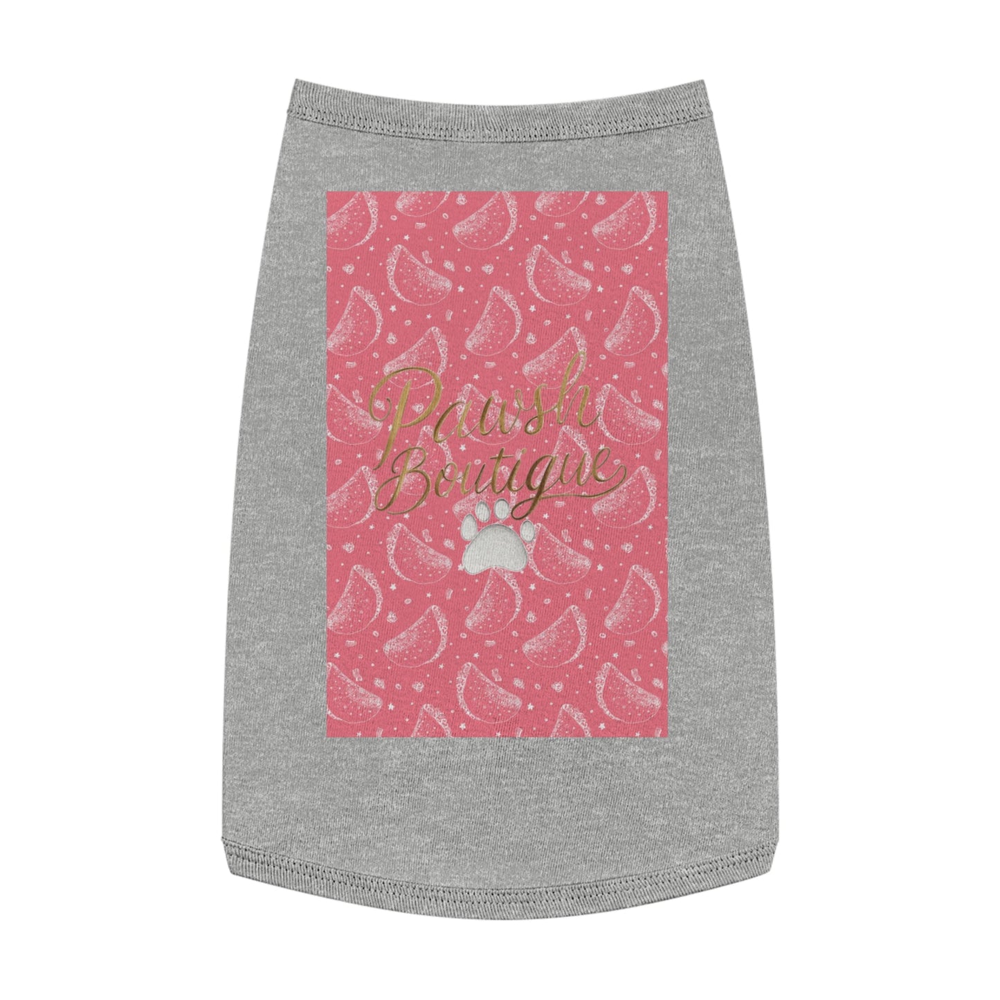 Pawsh Tank Top for Dogs, Cute Summer Apparel Printify