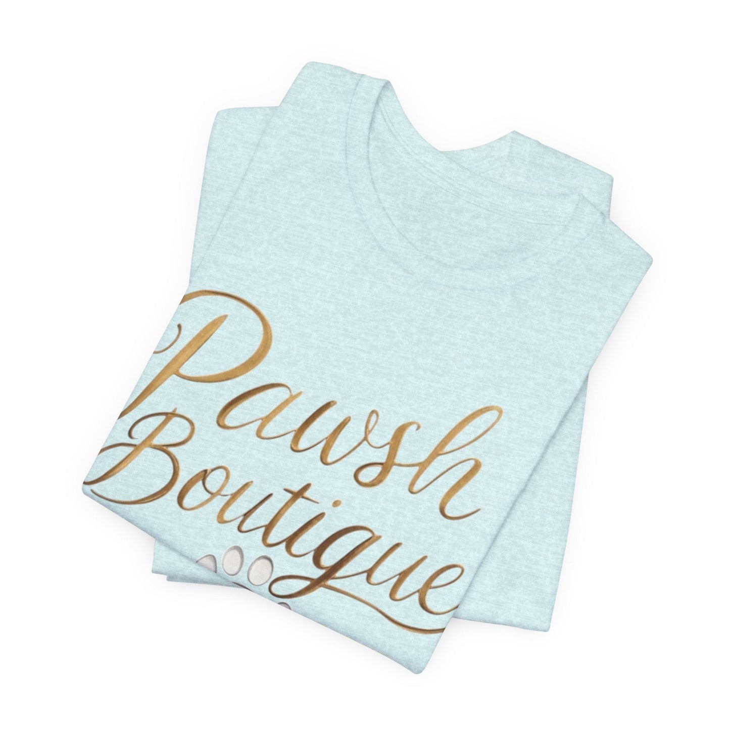Pawsh Boutique-Themed Unisex Tee, Dog Lover Shirt Printify