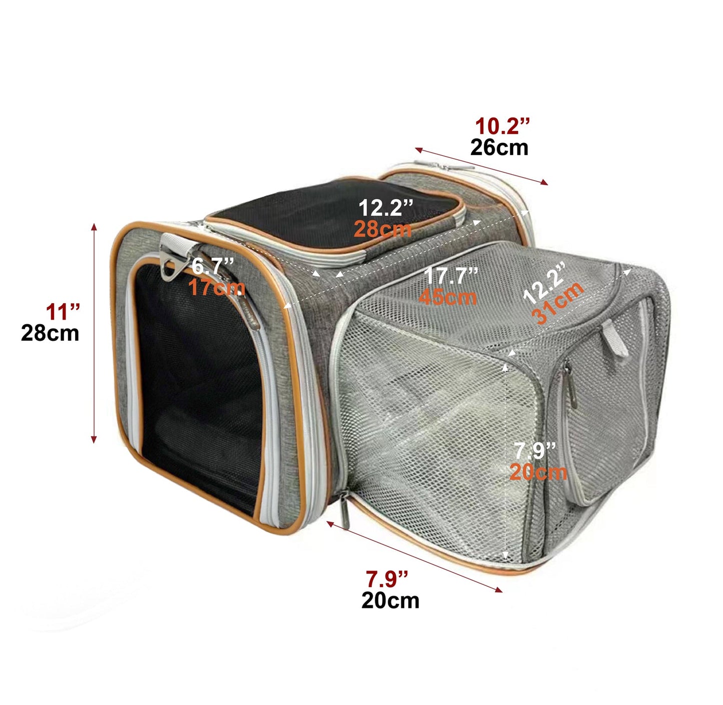 Mr. Peanut's Platinum Series Expandable Pet Carrier Mr. Peanut's Pet Carriers