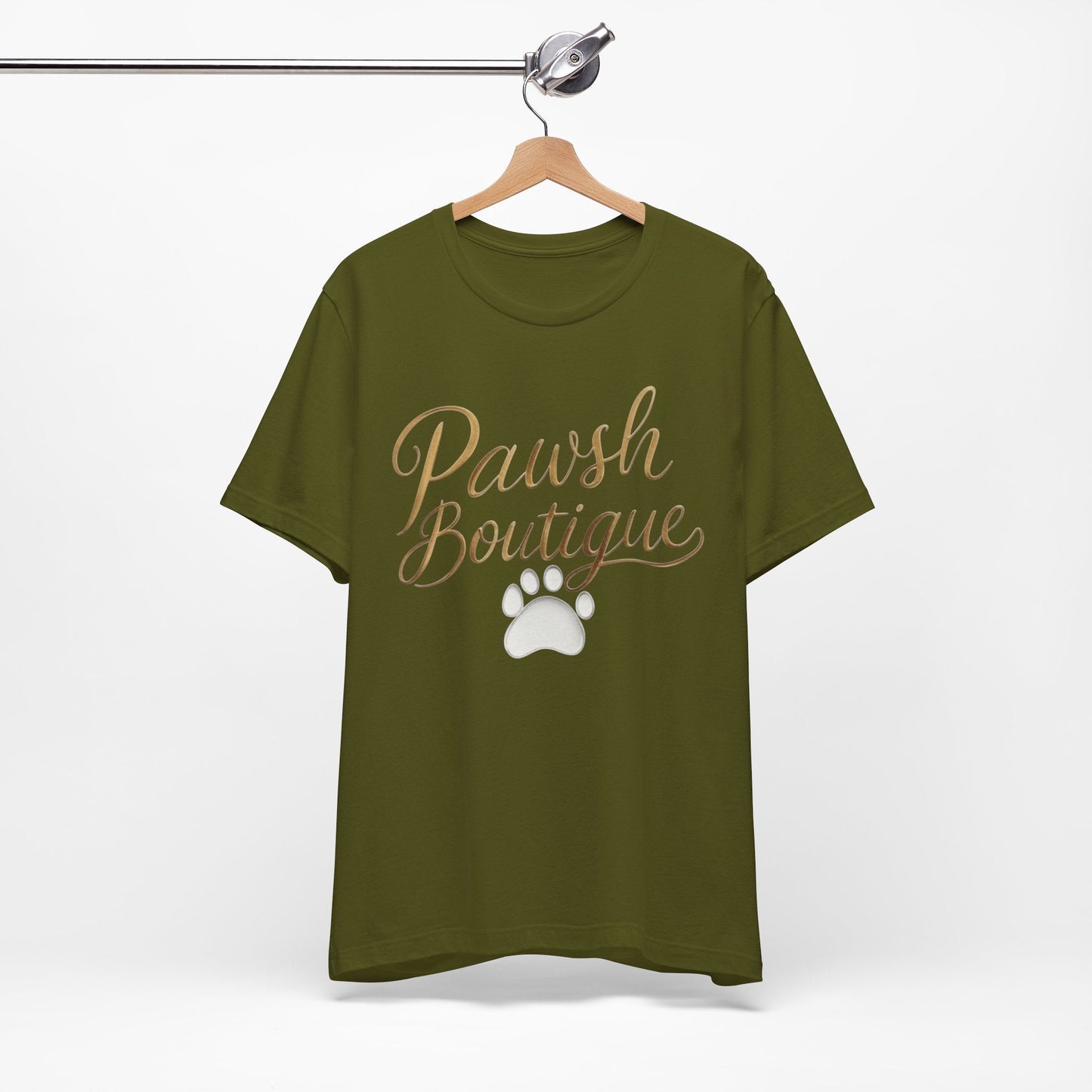 Pawsh Boutique-Themed Unisex Tee, Dog Lover Shirt Printify