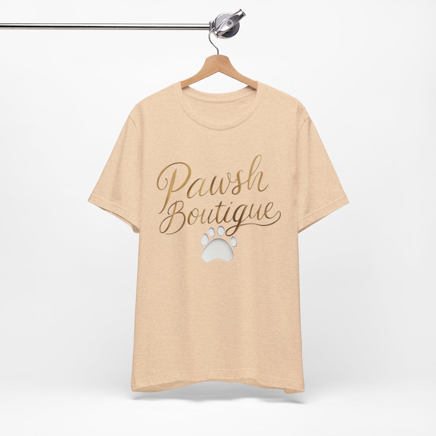 Pawsh Boutique-Themed Unisex Tee, Dog Lover Shirt Printify