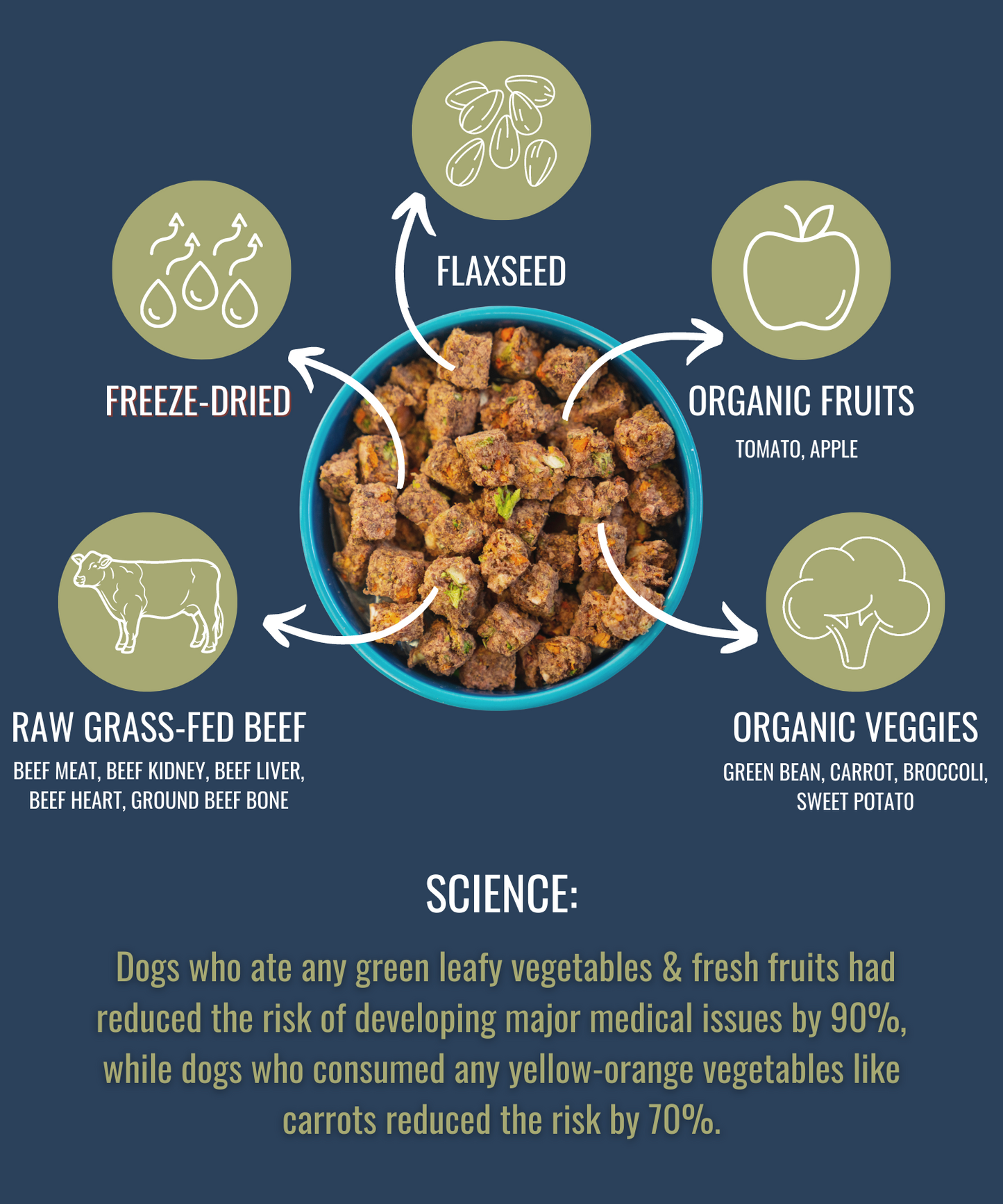 PREMIUM RAW FREEZE DRIED DOG FOOD Alpha Pak