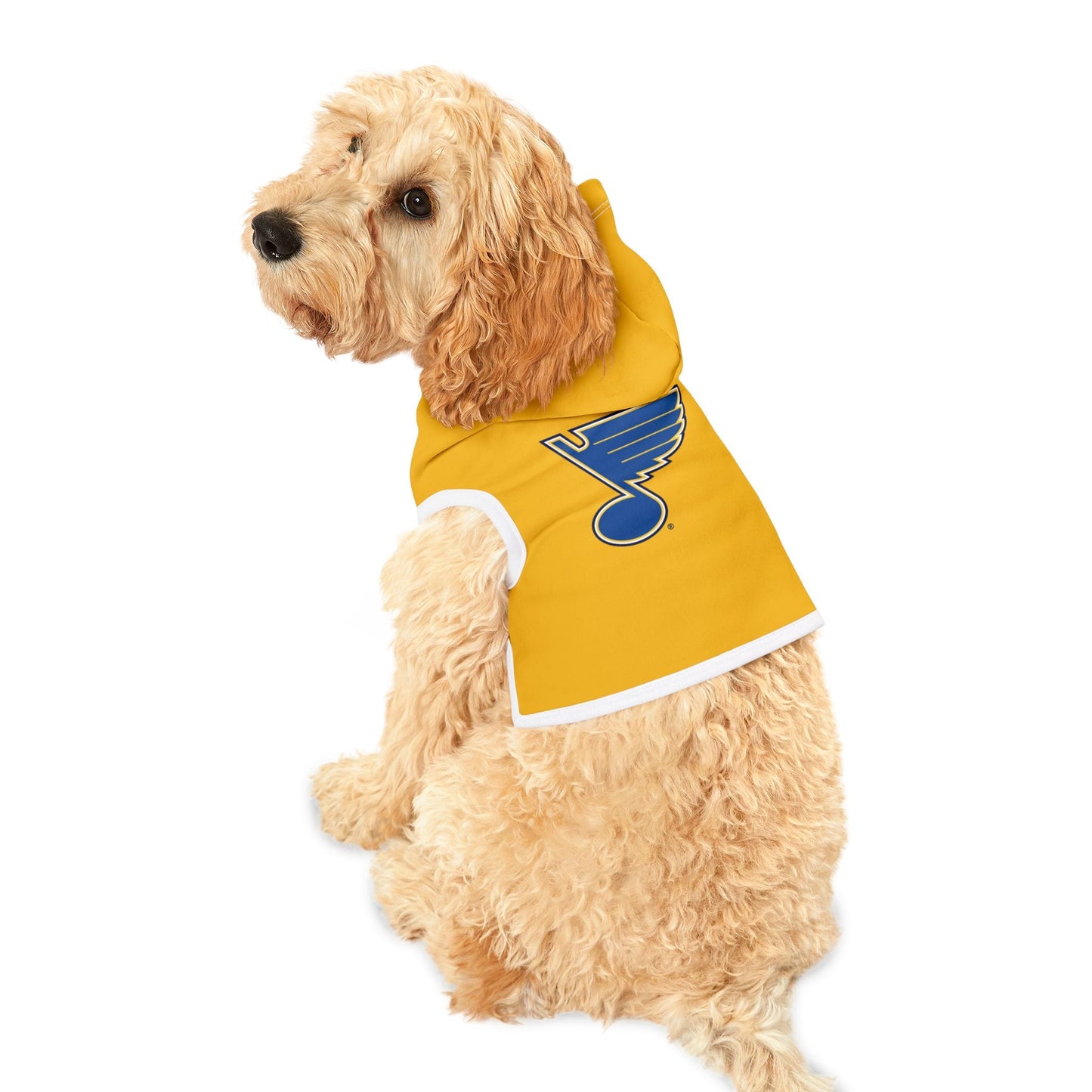 Stylish Blues Hoodie, Cozy Dog Sweater, Cute Puppy Outfit, Dog Apparel, Pet Fashion Printify