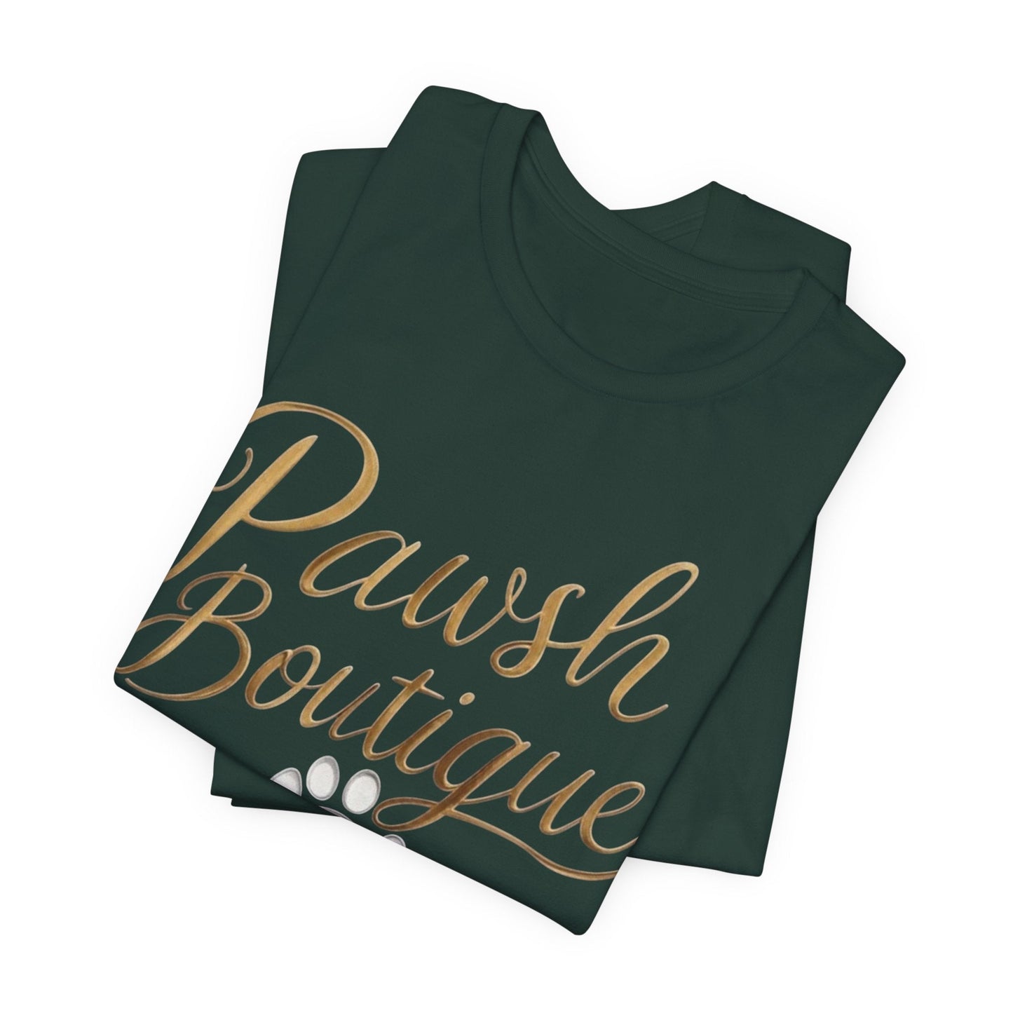 Pawsh Boutique-Themed Unisex Tee, Dog Lover Shirt Printify