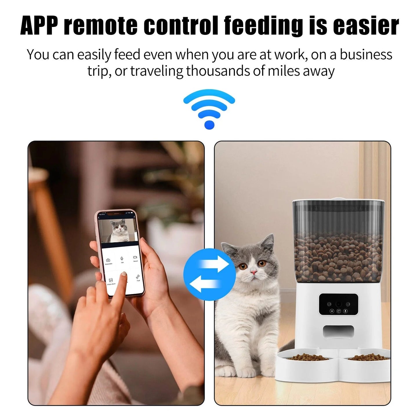 Automatic Pet Feeder with Camera MJ's Pet Closet