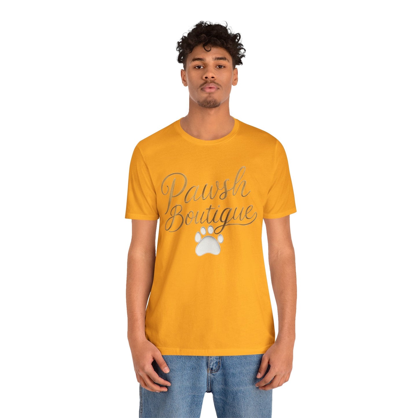 Pawsh Boutique-Themed Unisex Tee, Dog Lover Shirt Printify
