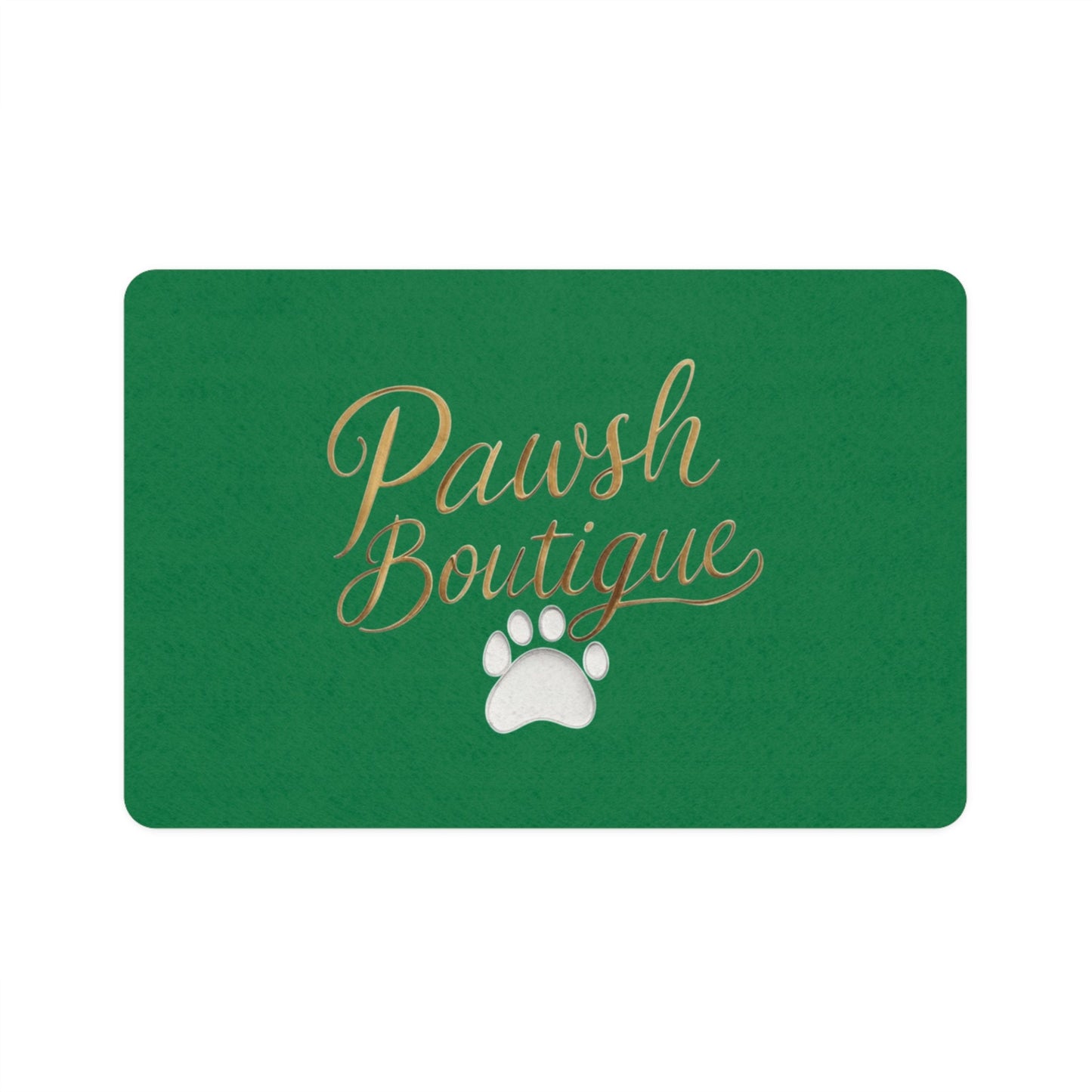 Pawsh Food Mat with Loving Quote for Pet Lovers Printify