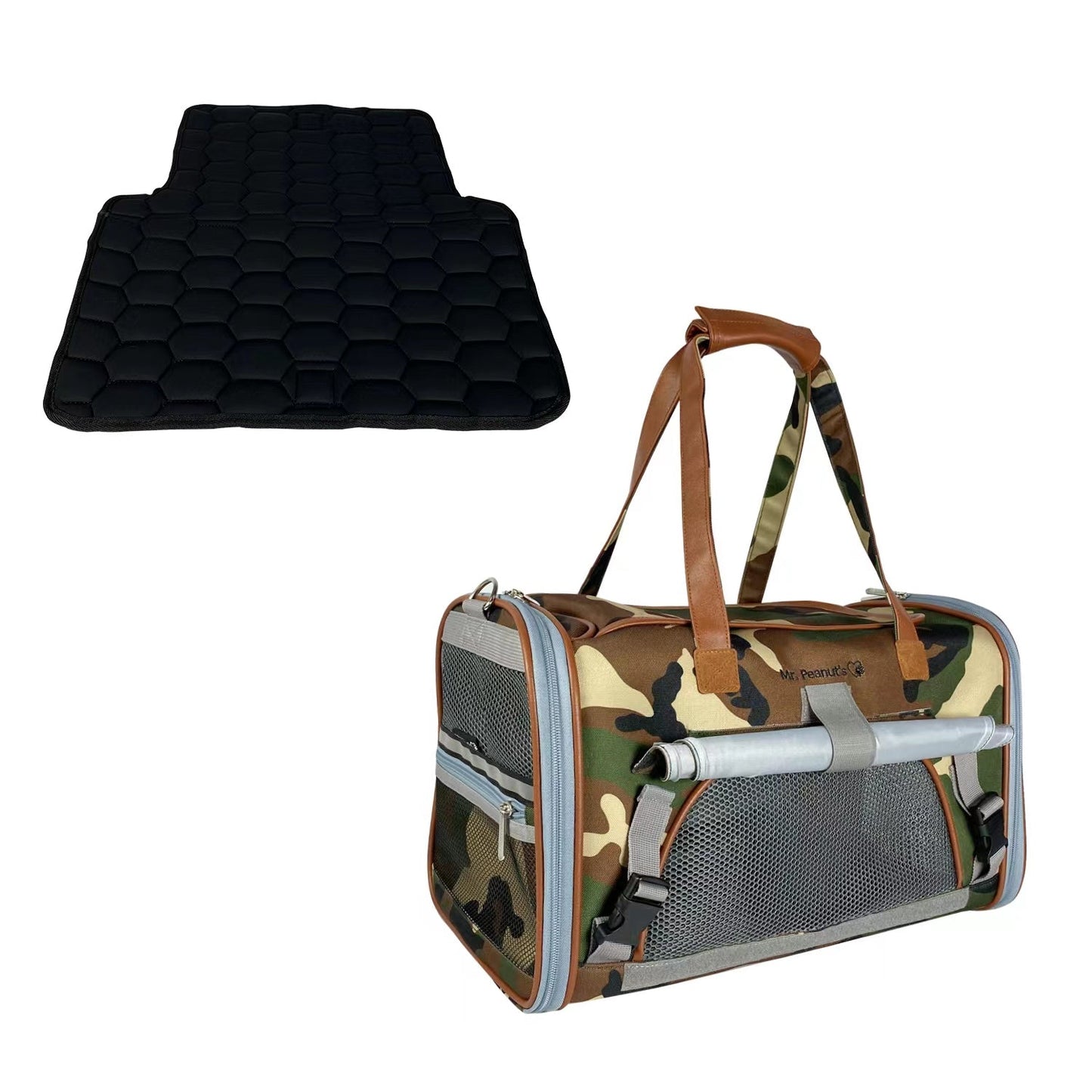 Mr. Peanut's Gold Series Standard Size Airline Compliant Expandable Pet Carrier - Prints Edition Mr. Peanut's Pet Carriers