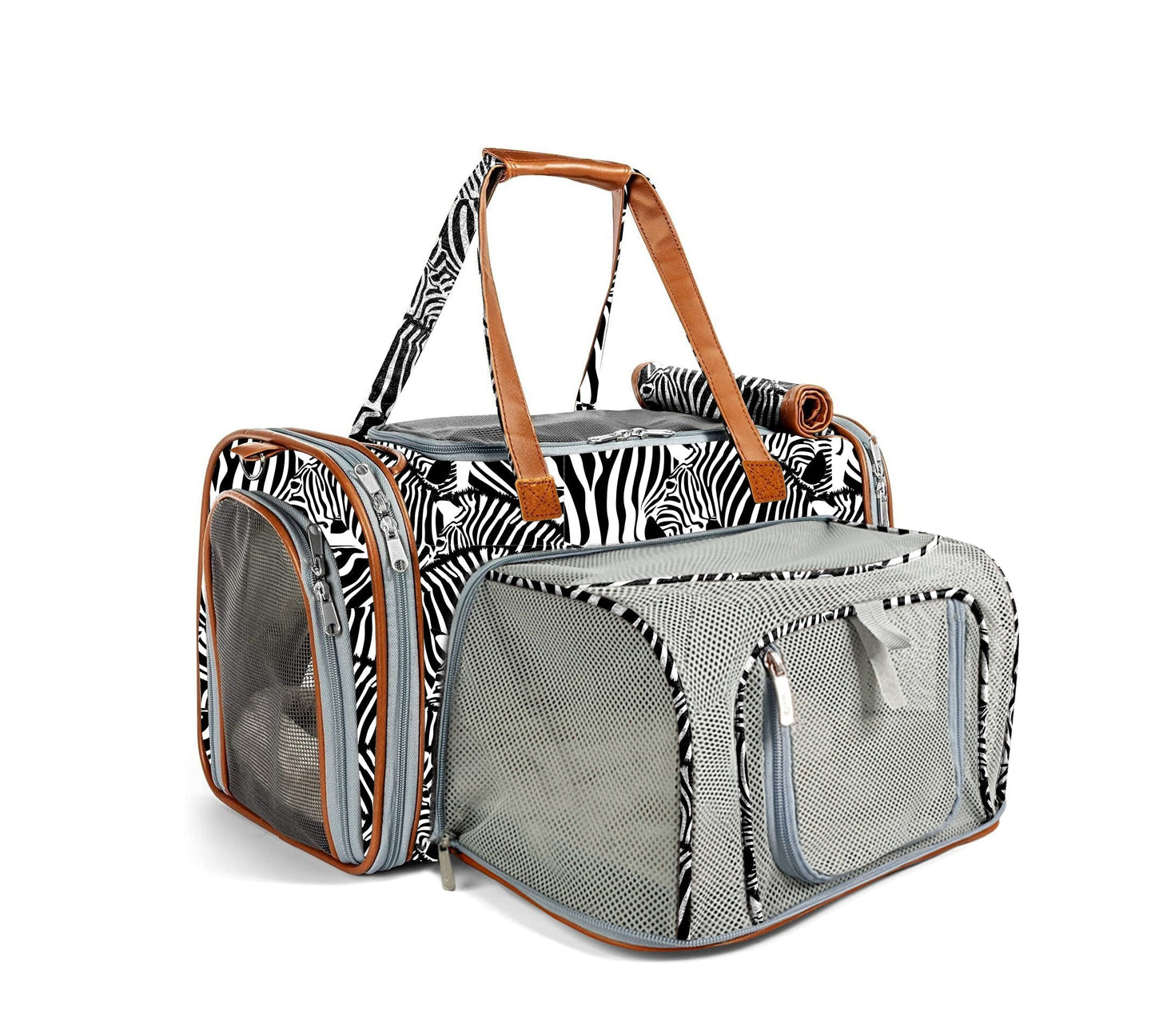 Mr. Peanut's Gold Series Standard Size Airline Compliant Expandable Pet Carrier - Prints Edition Mr. Peanut's Pet Carriers