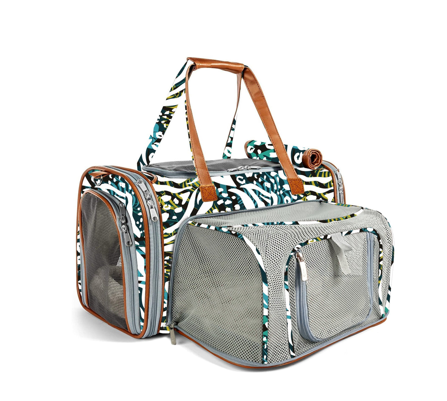 Mr. Peanut's Gold Series Standard Size Airline Compliant Expandable Pet Carrier - Prints Edition Mr. Peanut's Pet Carriers