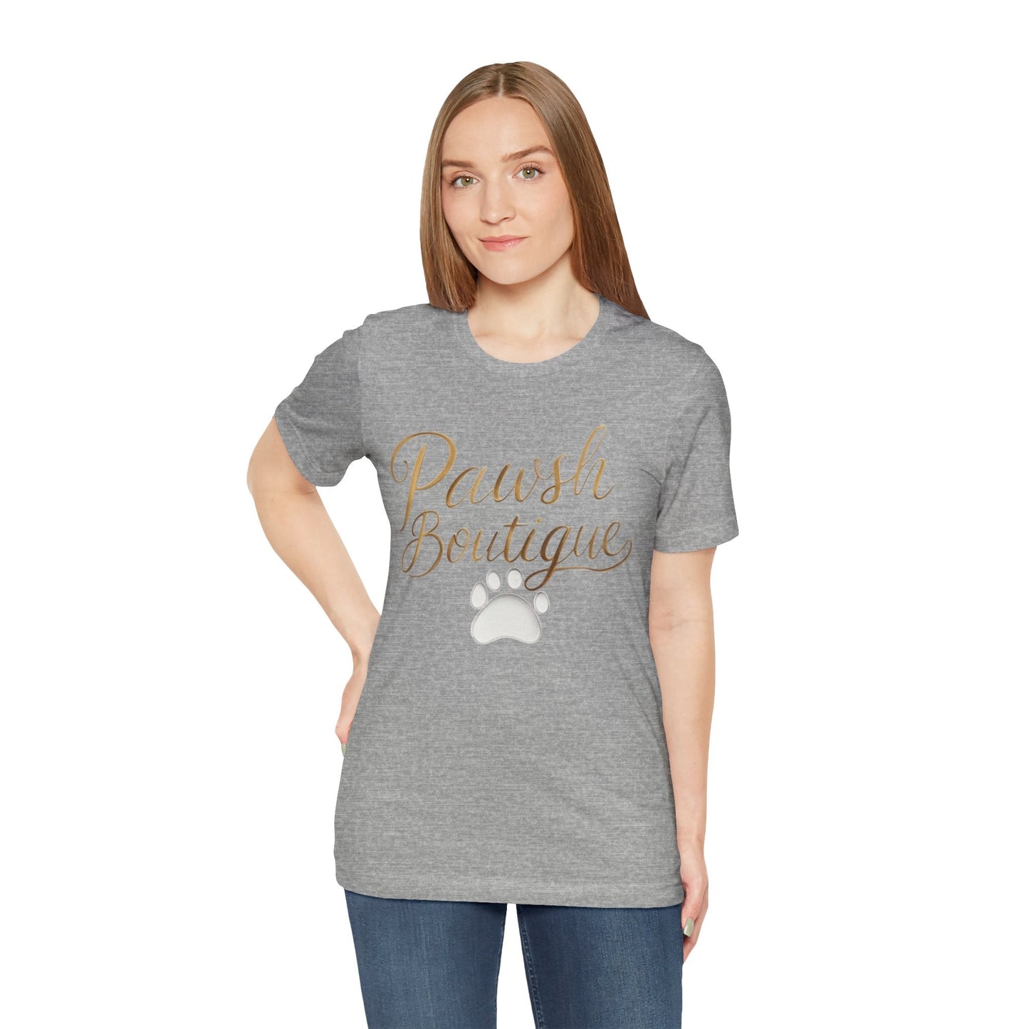 Pawsh Boutique-Themed Unisex Tee, Dog Lover Shirt Printify