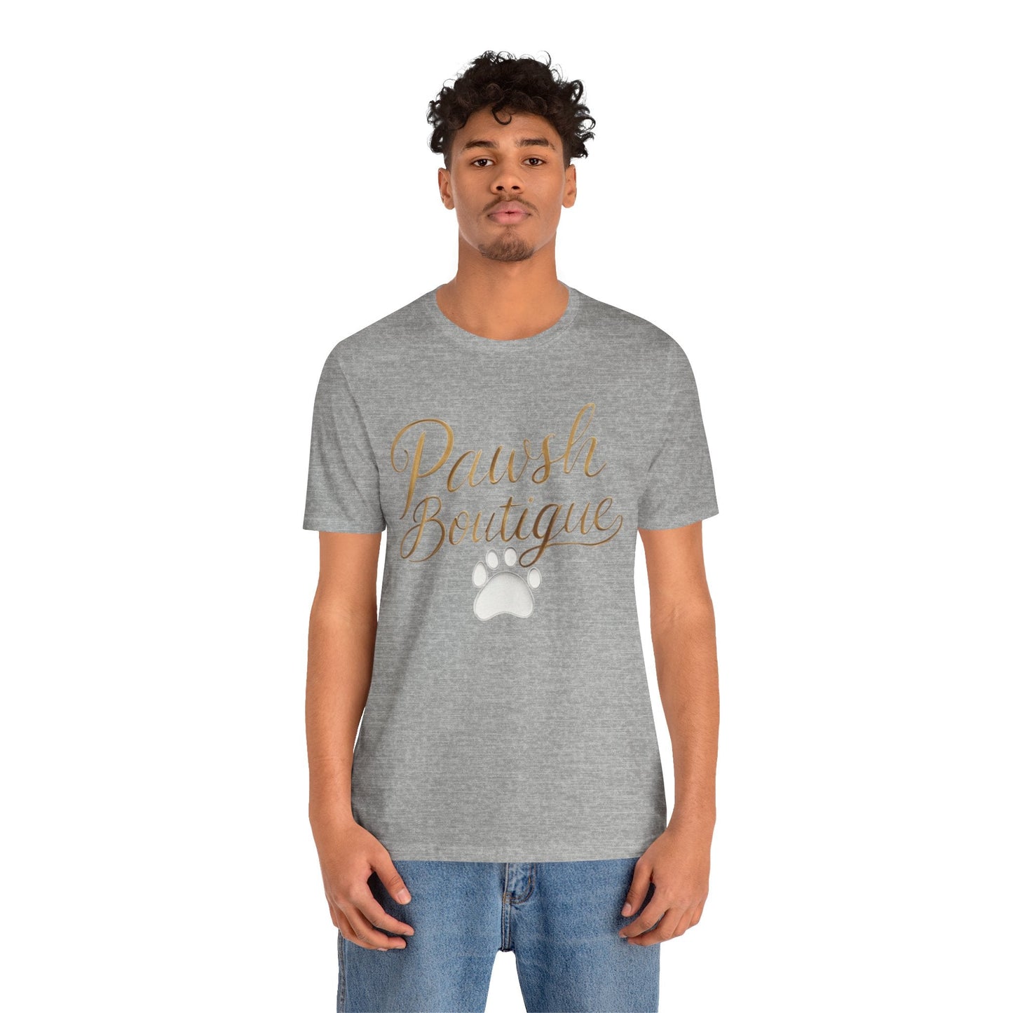 Pawsh Boutique-Themed Unisex Tee, Dog Lover Shirt Printify