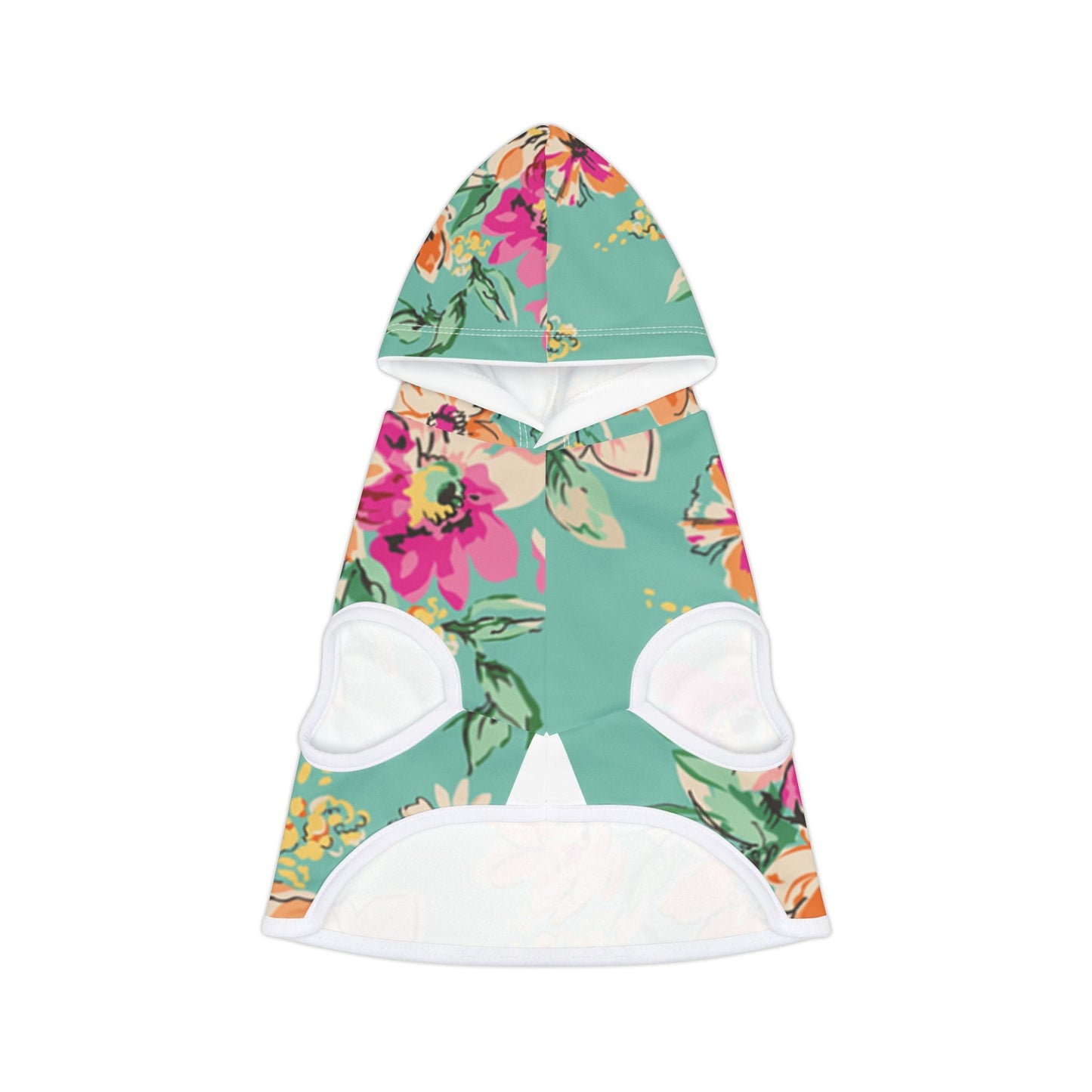 Floral Pet Hoodie Printify