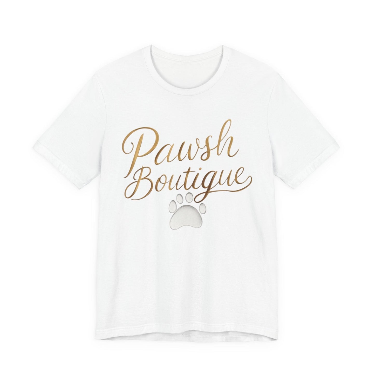 Pawsh Boutique-Themed Unisex Tee, Dog Lover Shirt Printify