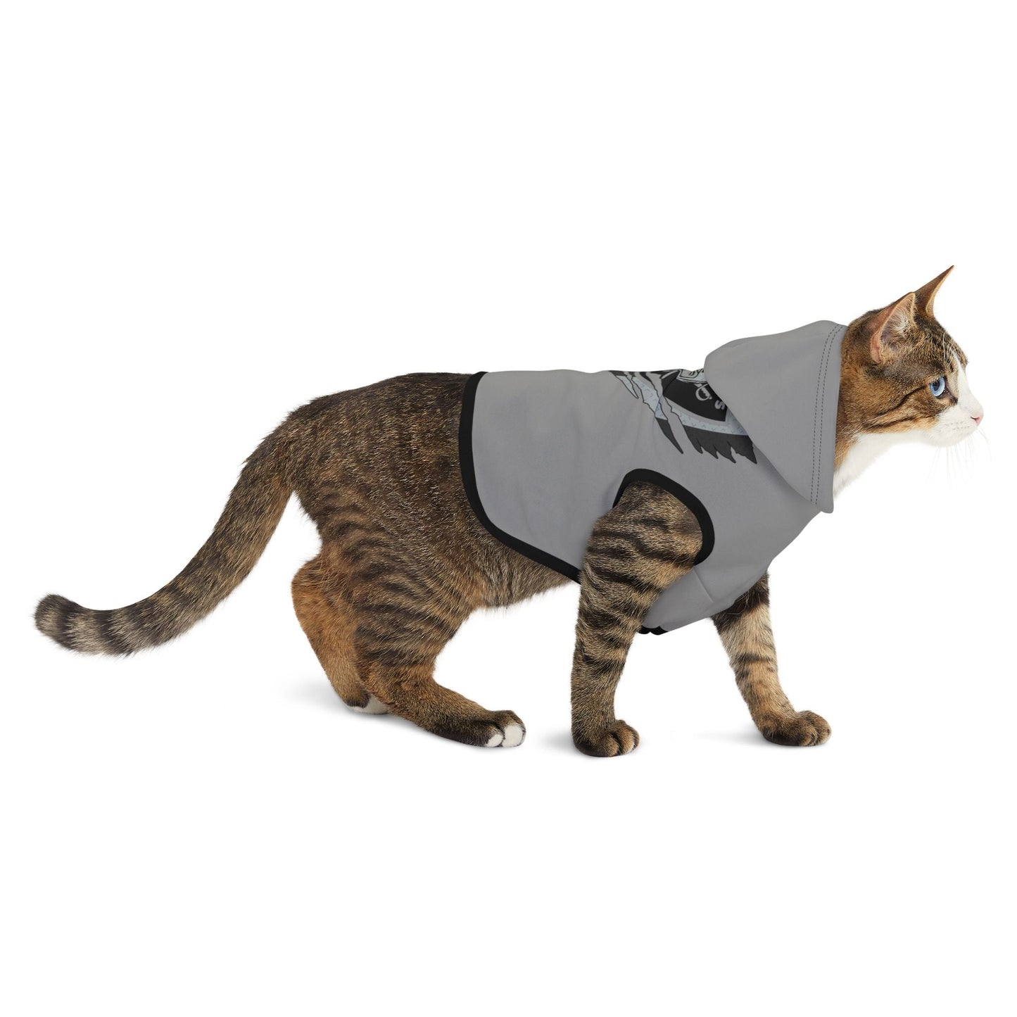 Raiders Pet Hoodie with Raiders Design, Perfect for Dog Lovers, Cozy Canine Apparel, Team Spirit Wear, Pet Fashion Statement Printify