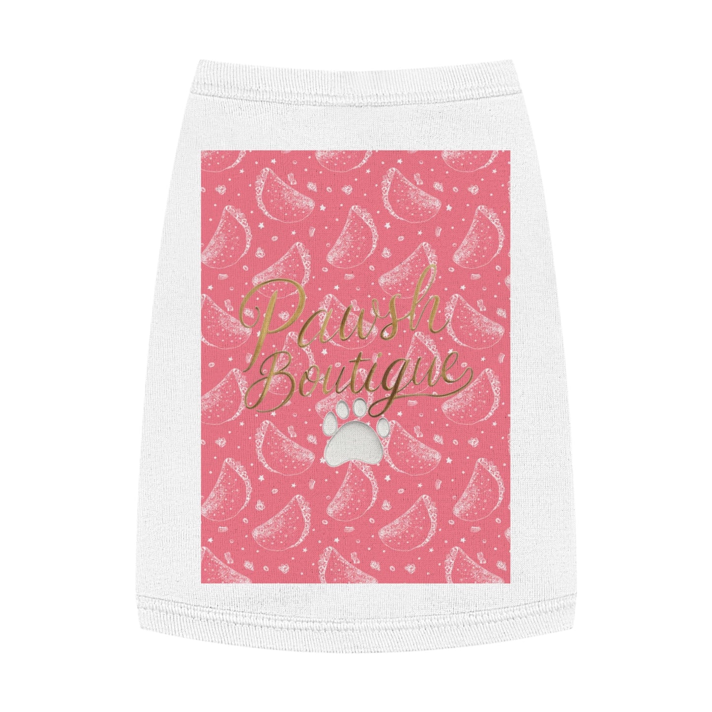 Pawsh Tank Top for Dogs, Cute Summer Apparel Printify