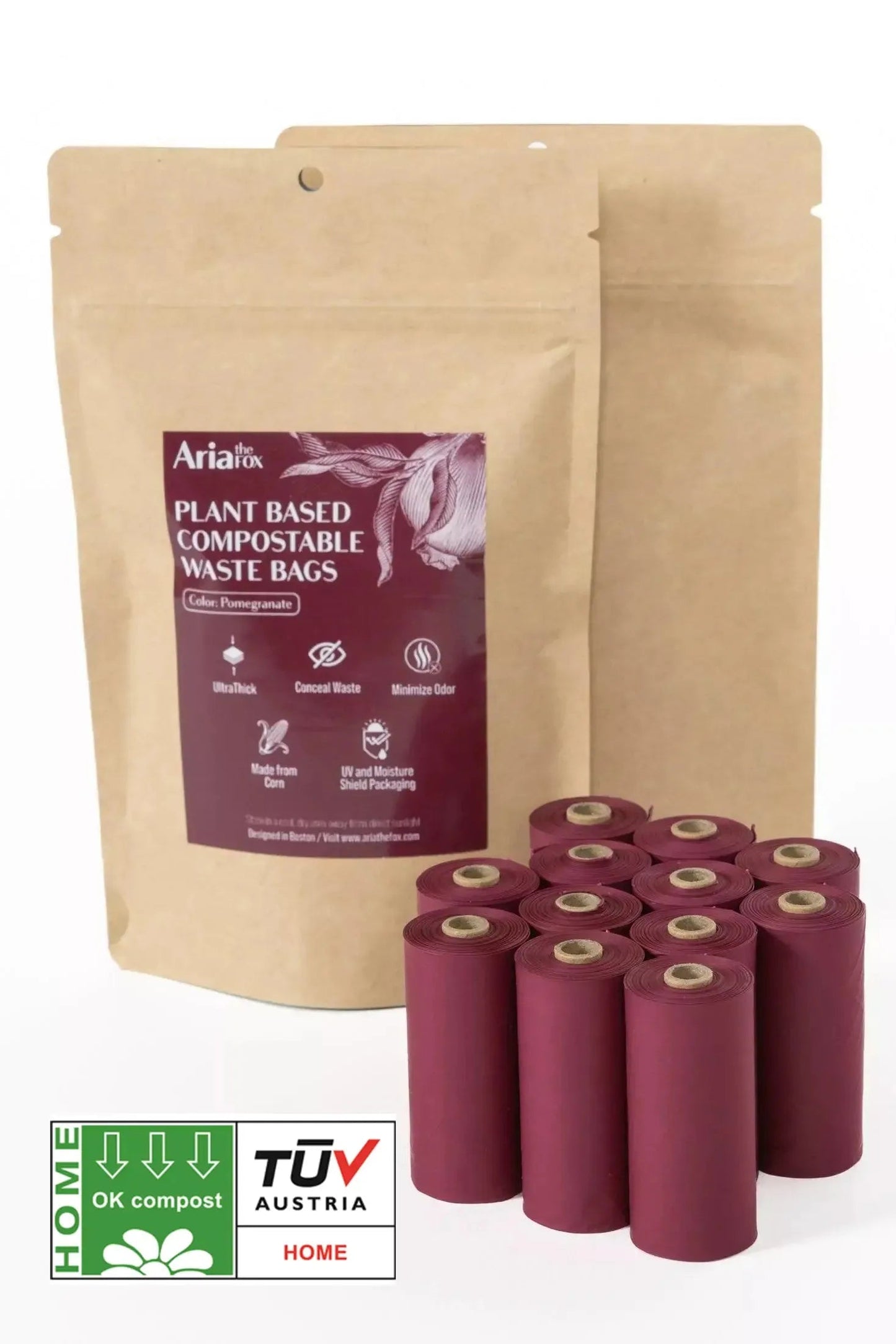 Plant Based Compostable Waste Bags Aria the Fox