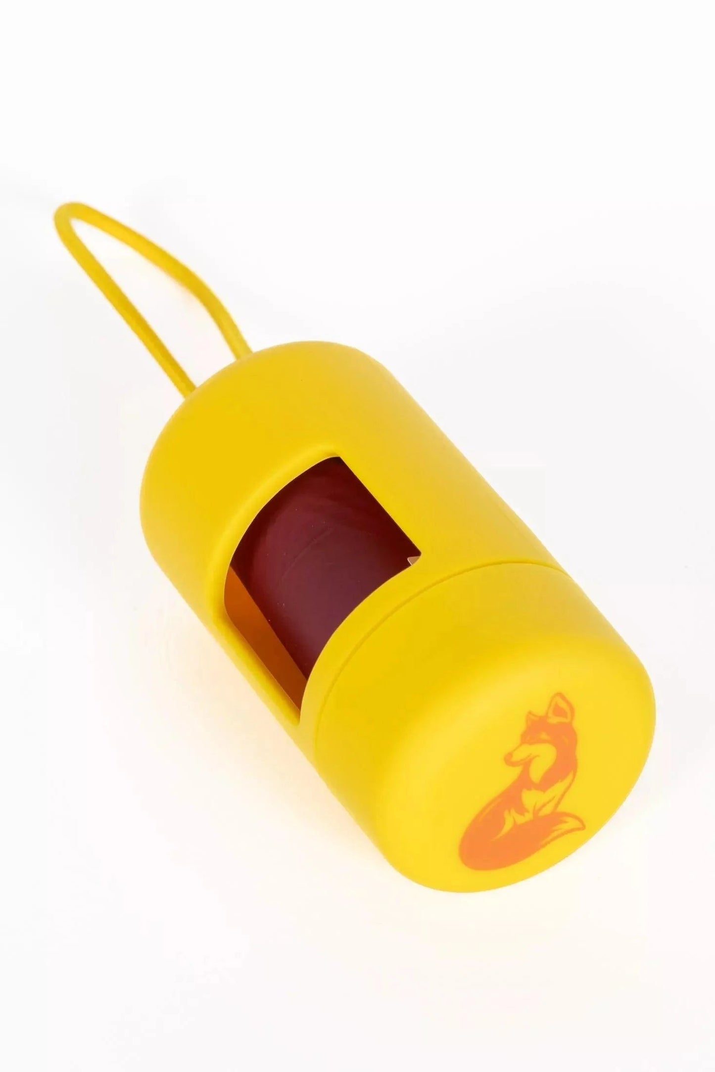 Sun-kissed Yellow Waste Bag Dispenser Aria the Fox