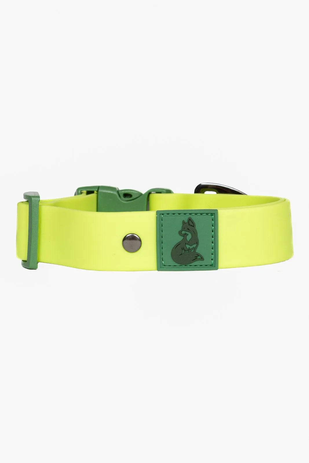 Mossy Pine Waterproof Dog Collar Aria the Fox