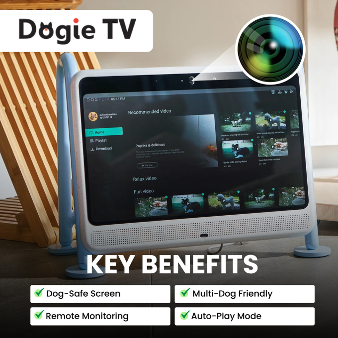 DOGSPLAY - SMART TV FOR DOGS Dogie TV