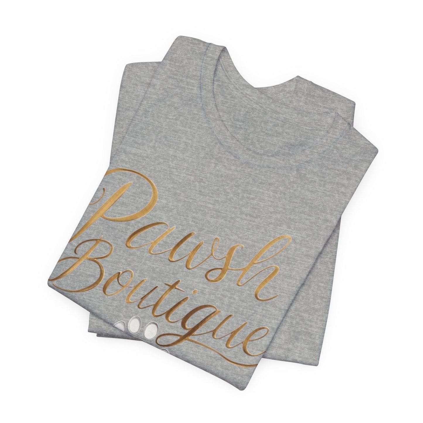 Pawsh Boutique-Themed Unisex Tee, Dog Lover Shirt Printify