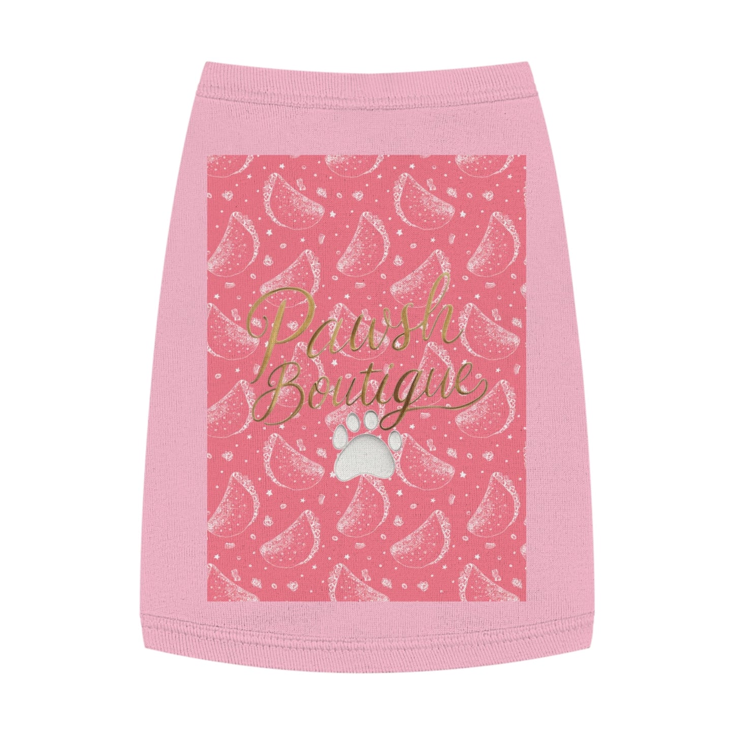 Pawsh Tank Top for Dogs, Cute Summer Apparel Printify