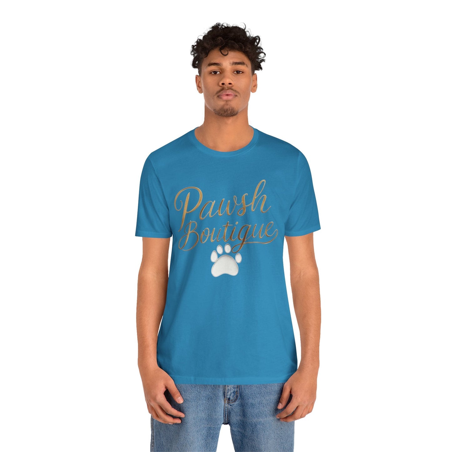 Pawsh Boutique-Themed Unisex Tee, Dog Lover Shirt Printify
