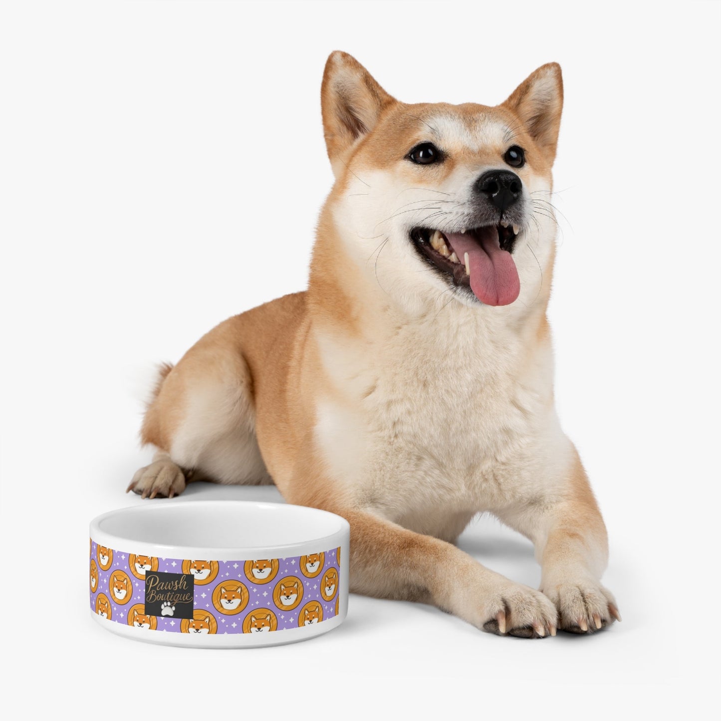 Shiba Inu Pet Bowl for Stylish Pets Printify