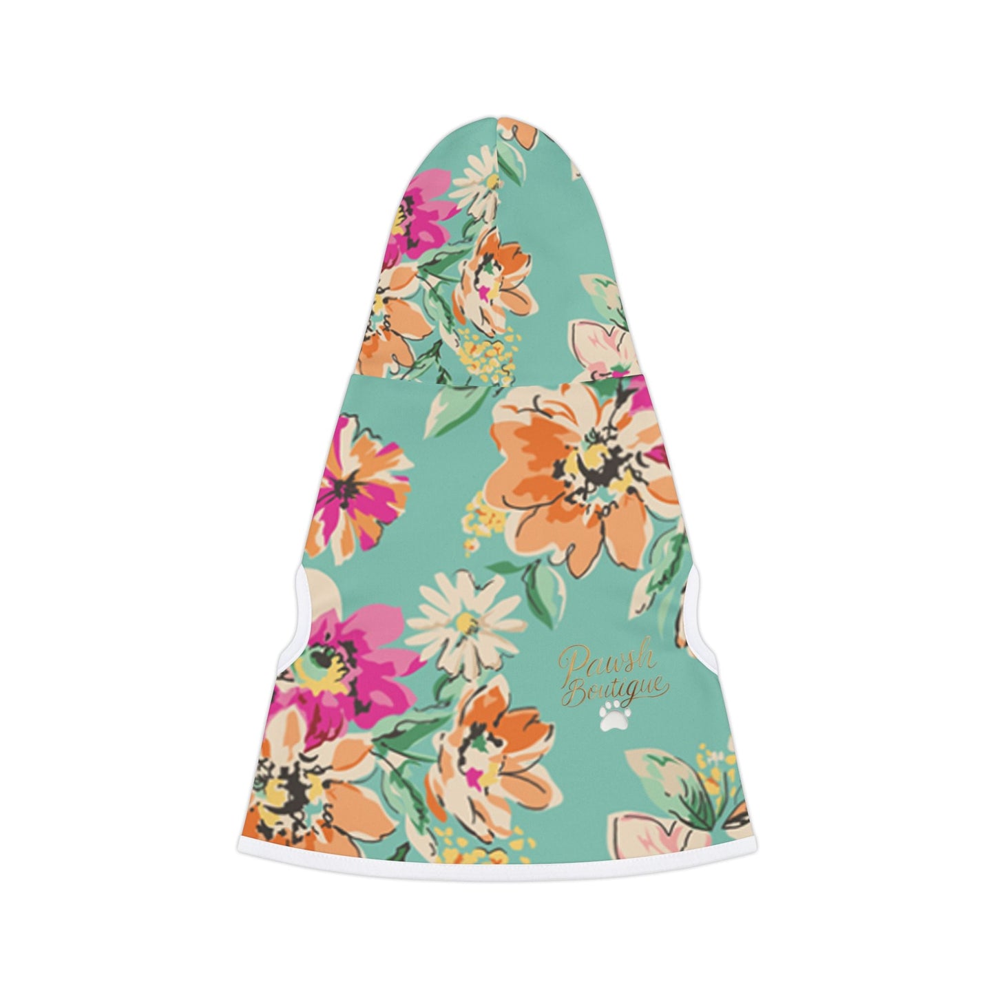 Floral Pet Hoodie Printify