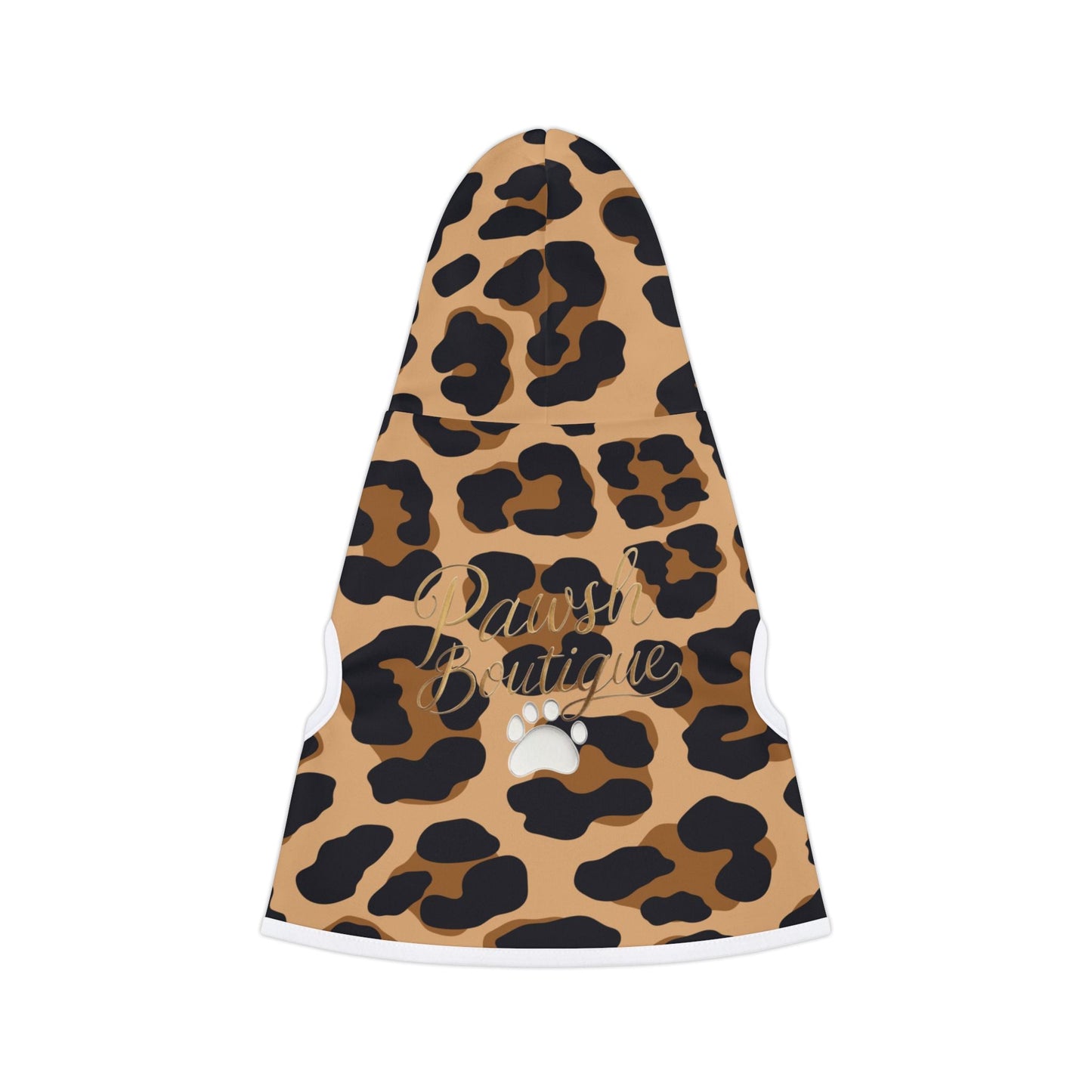 Stylish Leopard Print Pet Hoodie | Cozy Dog Jacket Printify